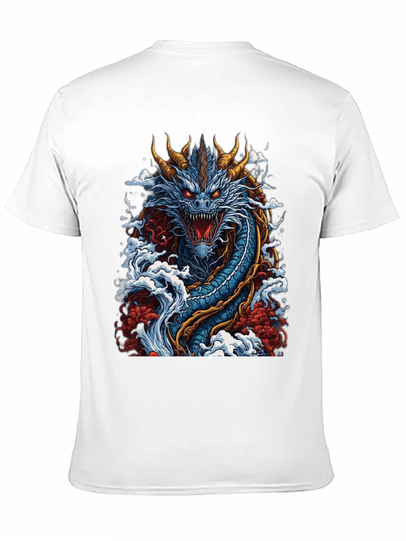 Dragon Graphic T-Shirt - Mens Black Tee
