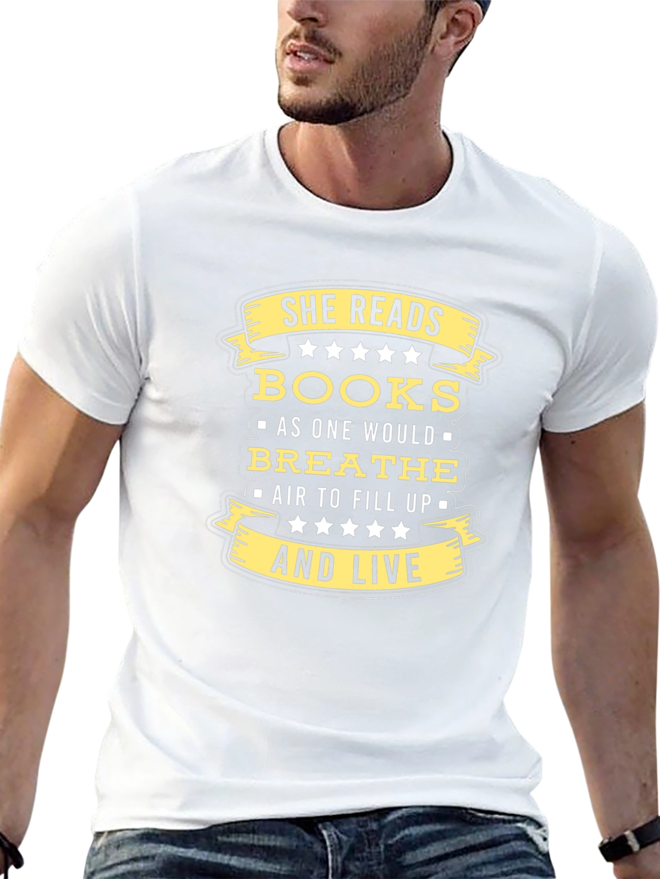 She Reads Books T-Shirt - Reader Apparel