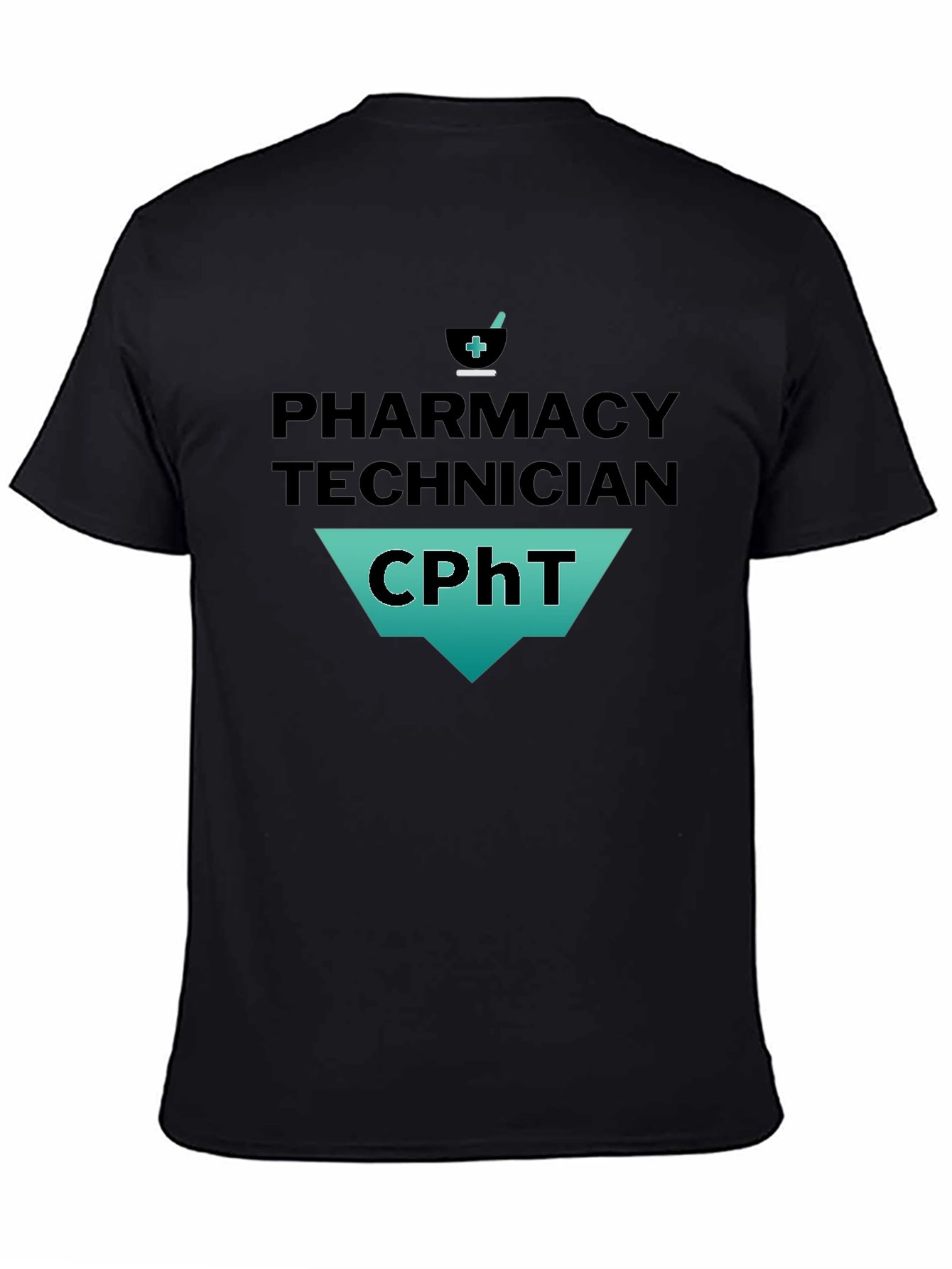 Pharmacy Technician CPhT T-Shirt - Black