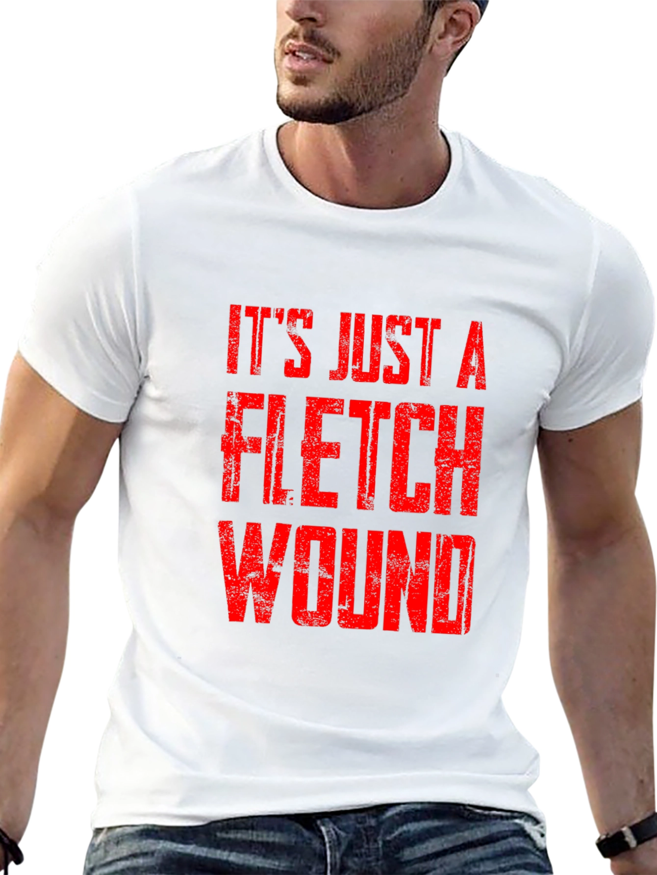 Its Just a Flesh Wound T-Shirt - Black