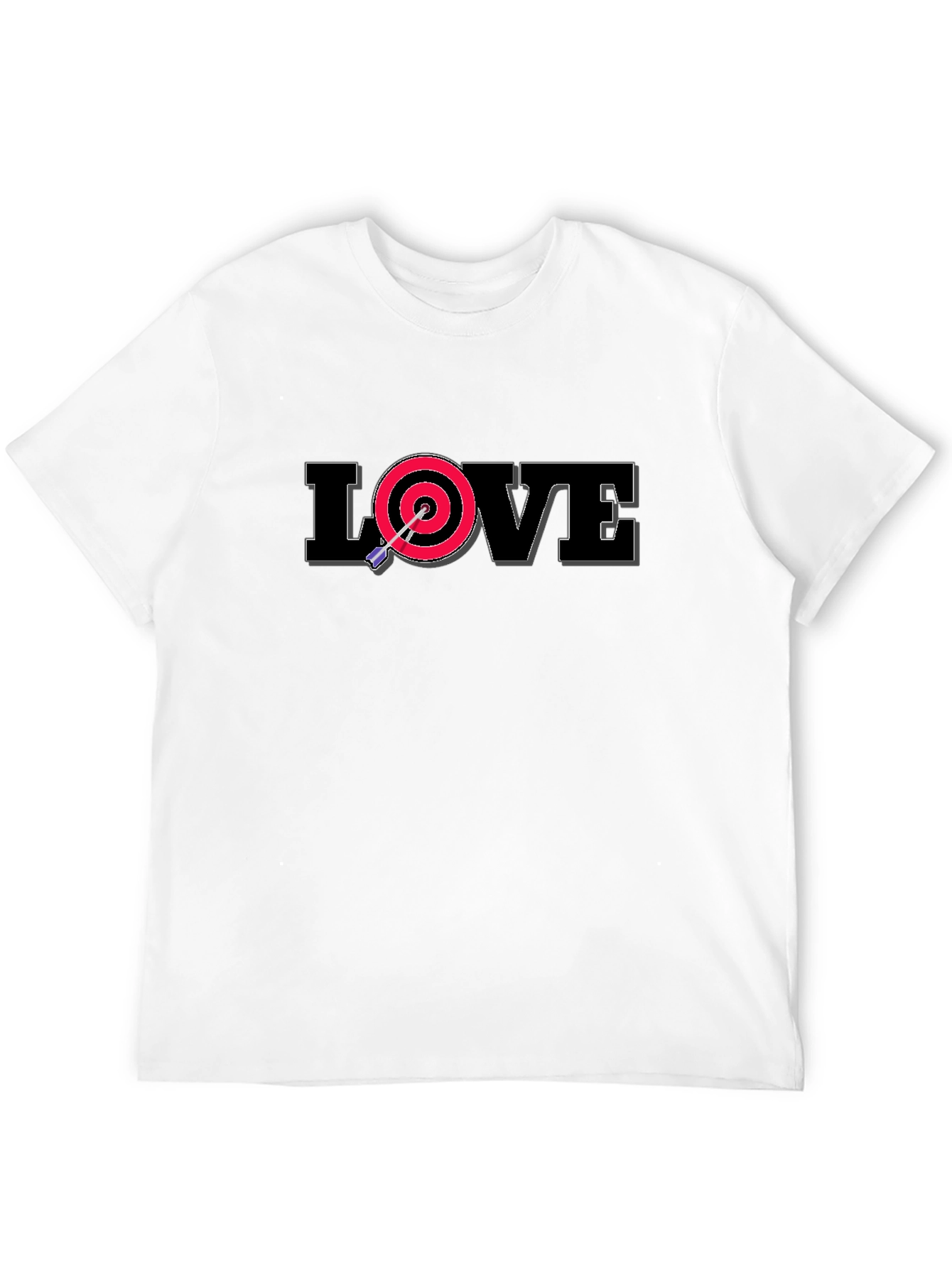 LOVE Dartboard T-Shirt - Perfect Aim True Love