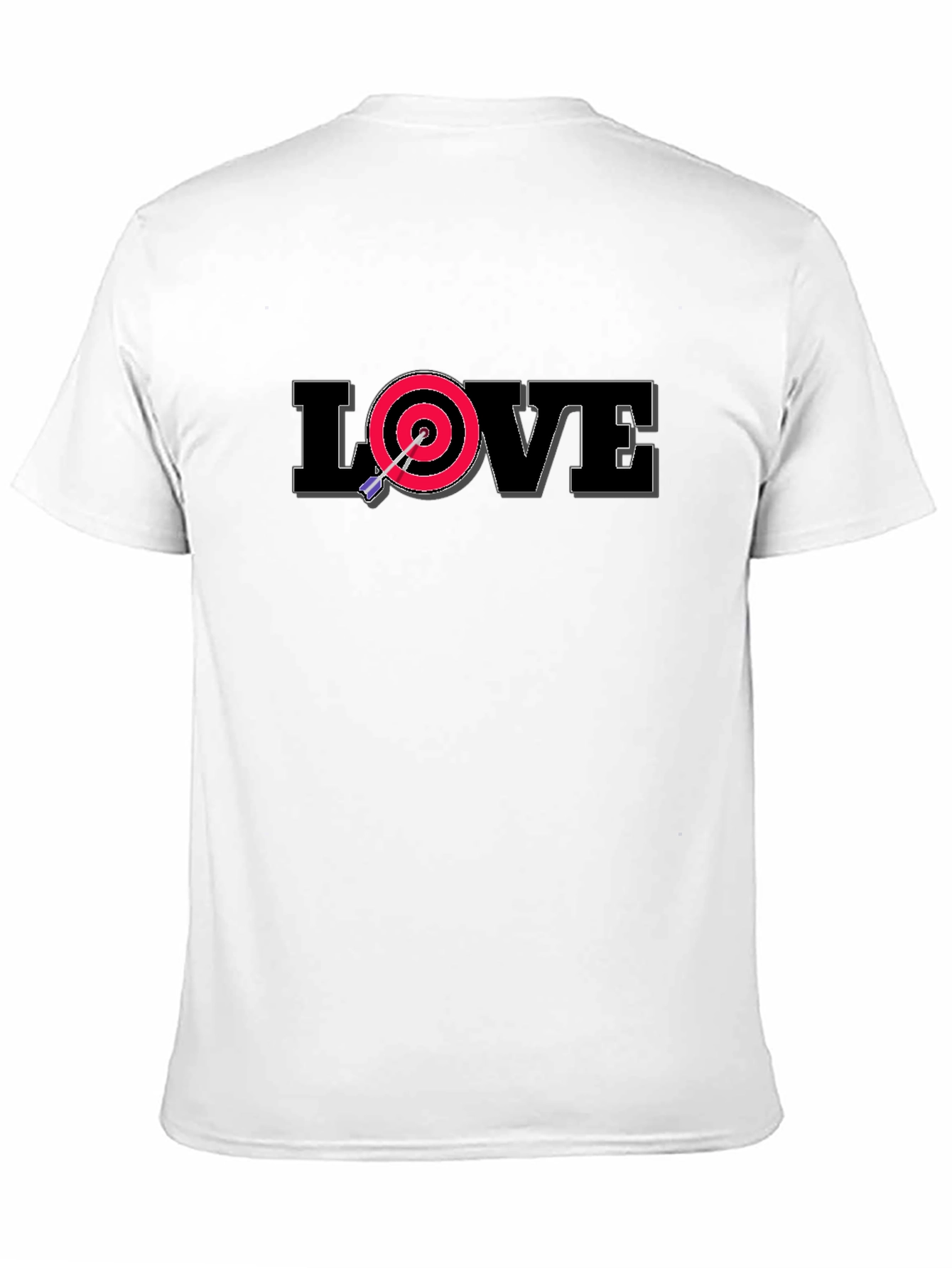 LOVE Dartboard T-Shirt - Perfect Aim True Love