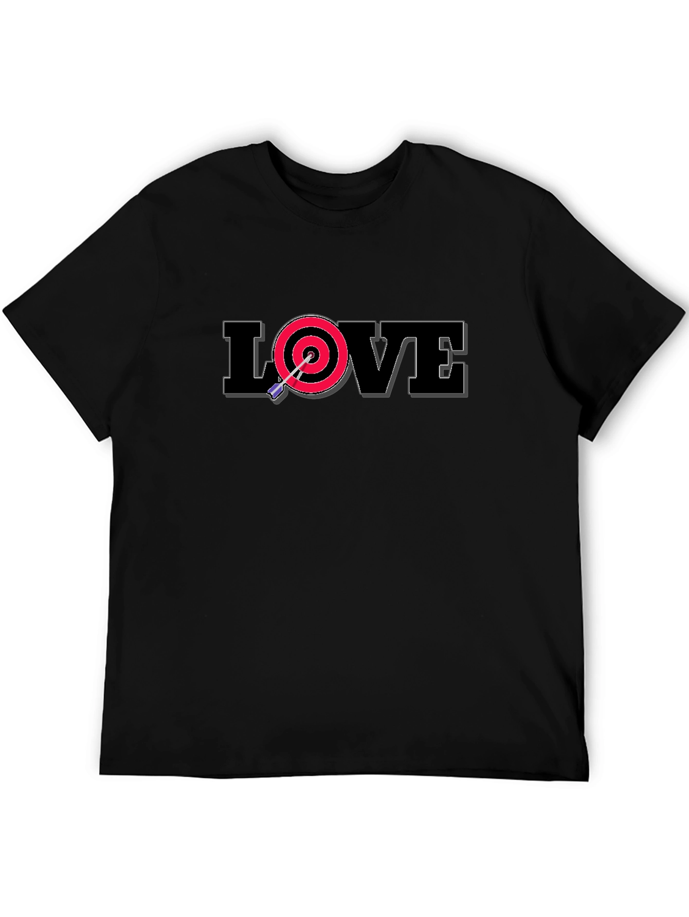 LOVE Dartboard T-Shirt - Perfect Aim True Love