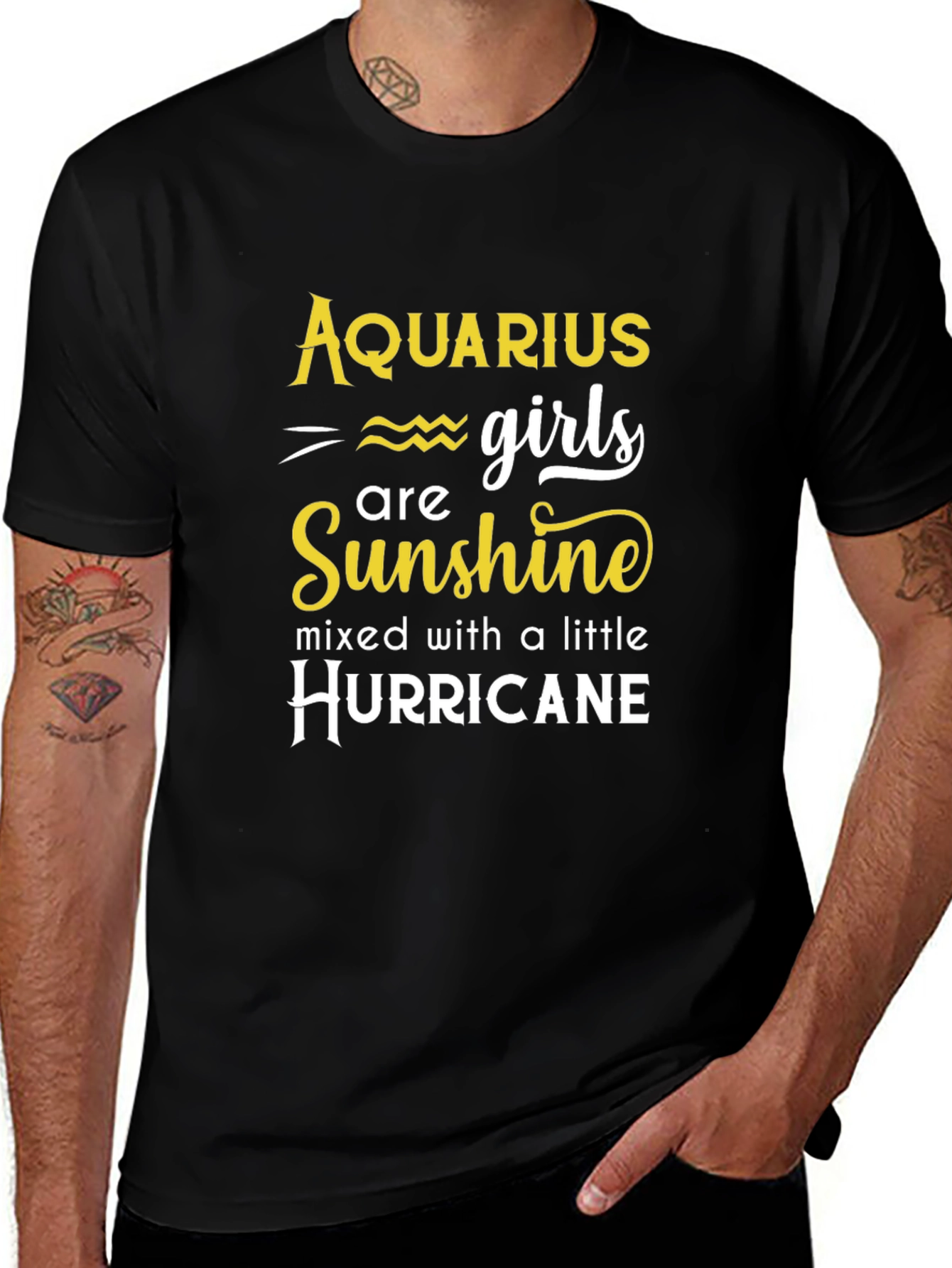 Aquarius Girls Sunshine and Hurricane T-Shirt