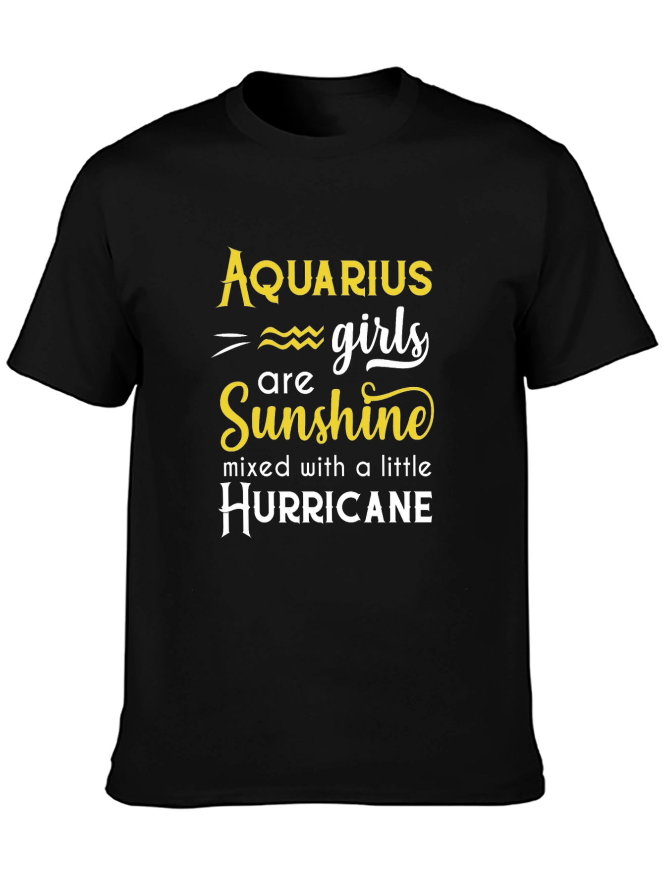 Aquarius Girls Sunshine and Hurricane T-Shirt