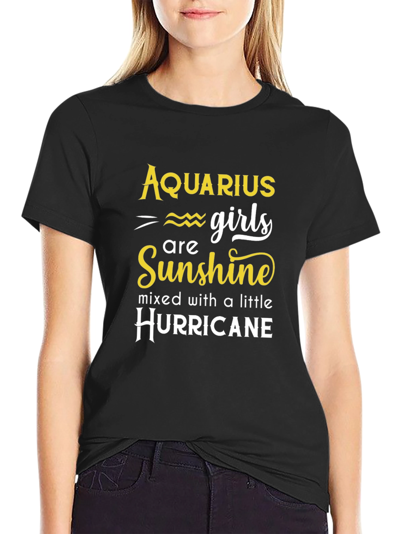 Aquarius Girls Sunshine and Hurricane T-Shirt