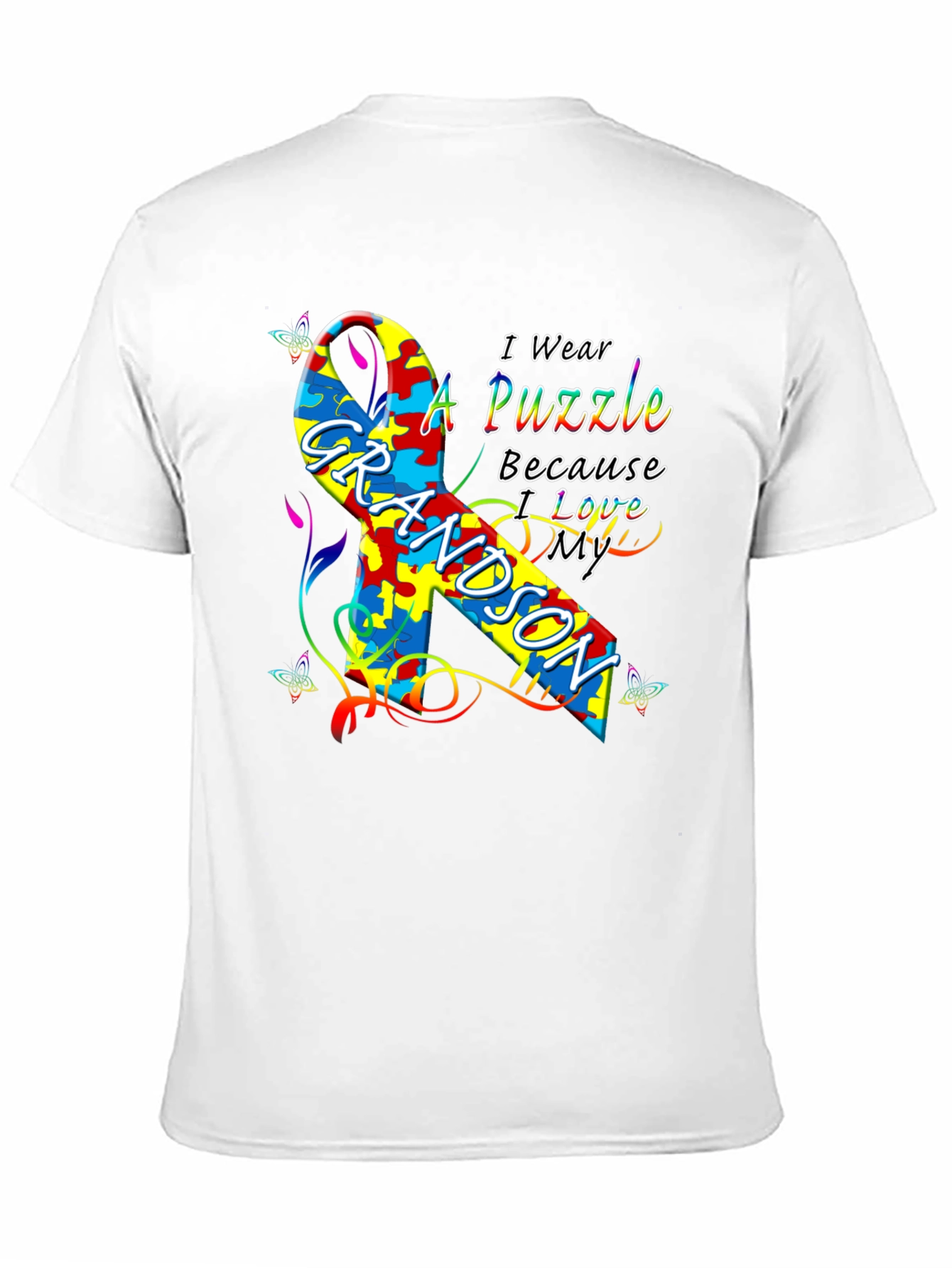 Autism Awareness Grandson T-Shirt