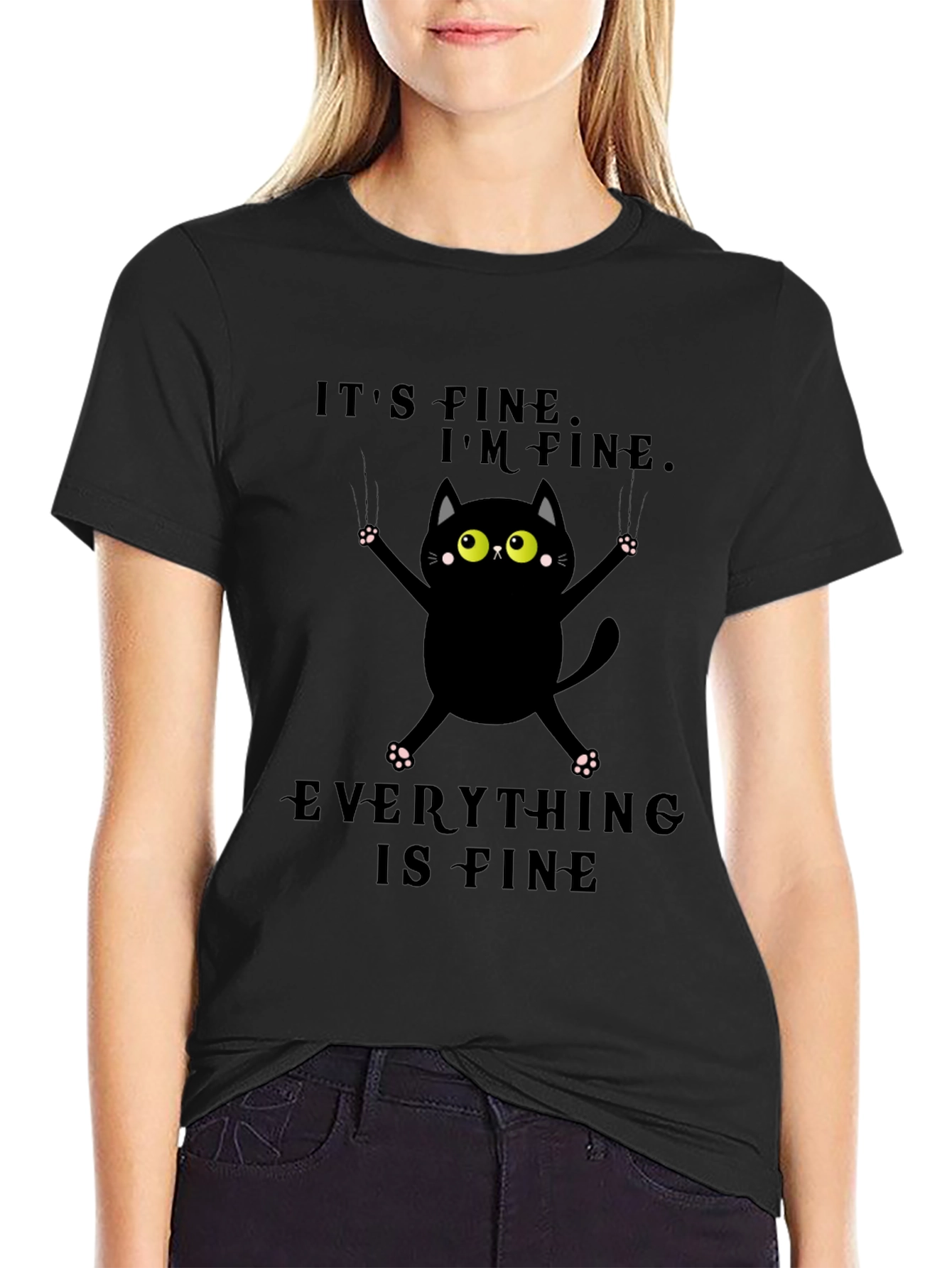 Its Fine Cat T-Shirt