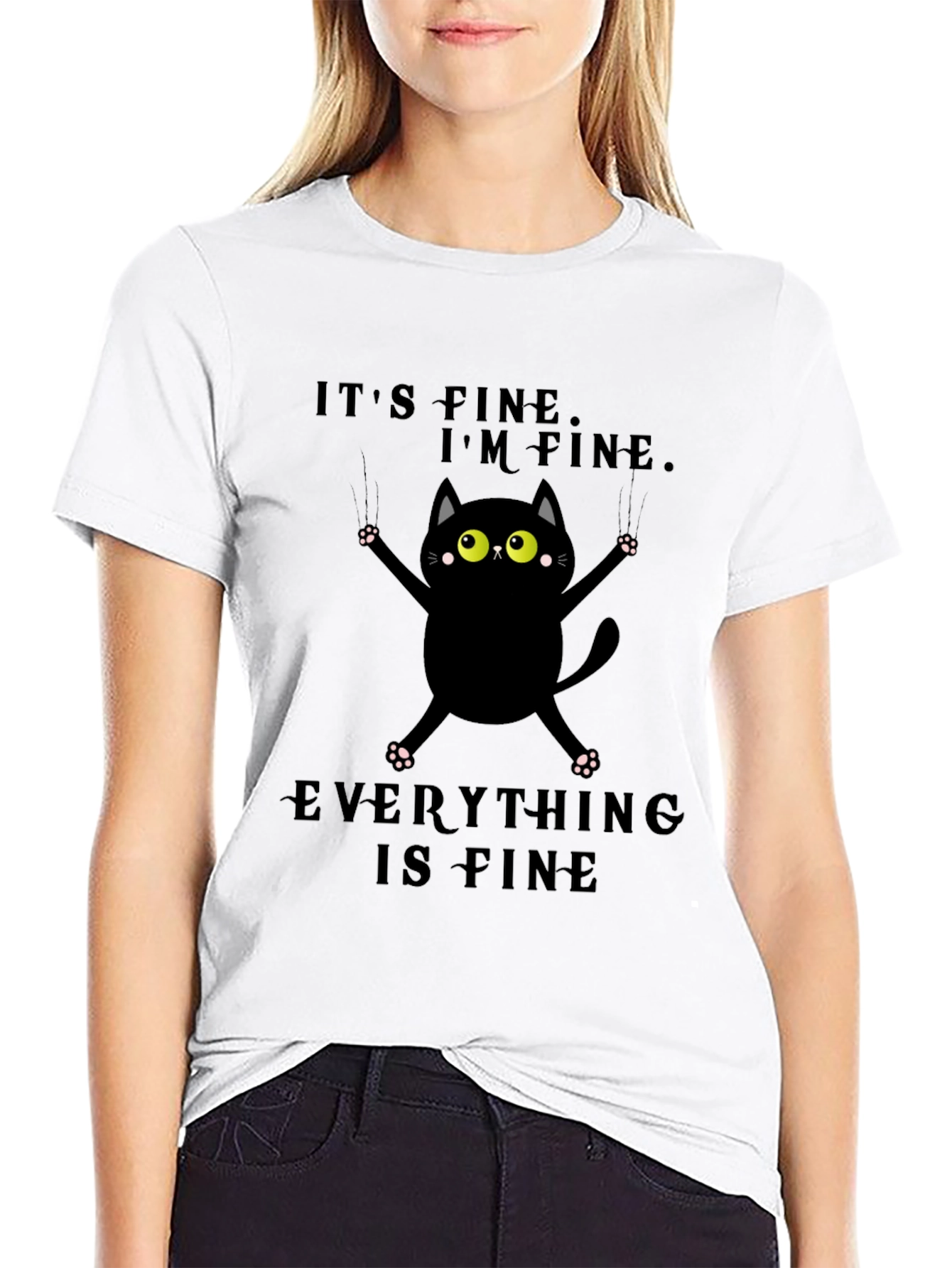 Its Fine Cat T-Shirt