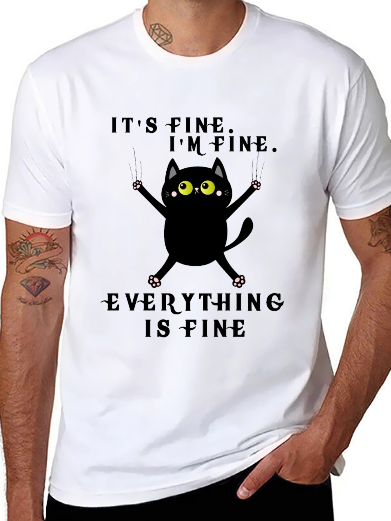 Its Fine Cat T-Shirt