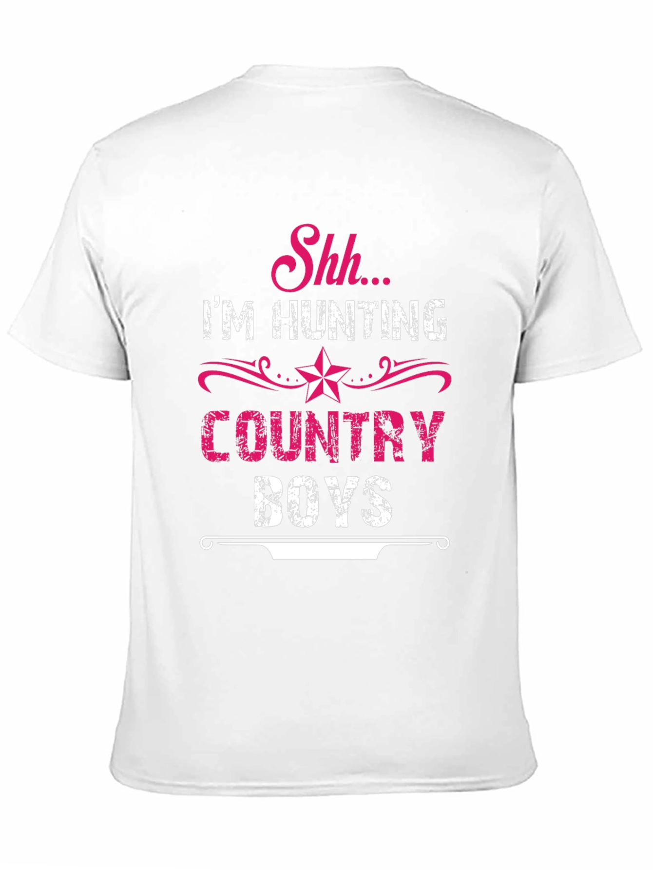 Shh Im Hunting Country Boys Black T-Shirt