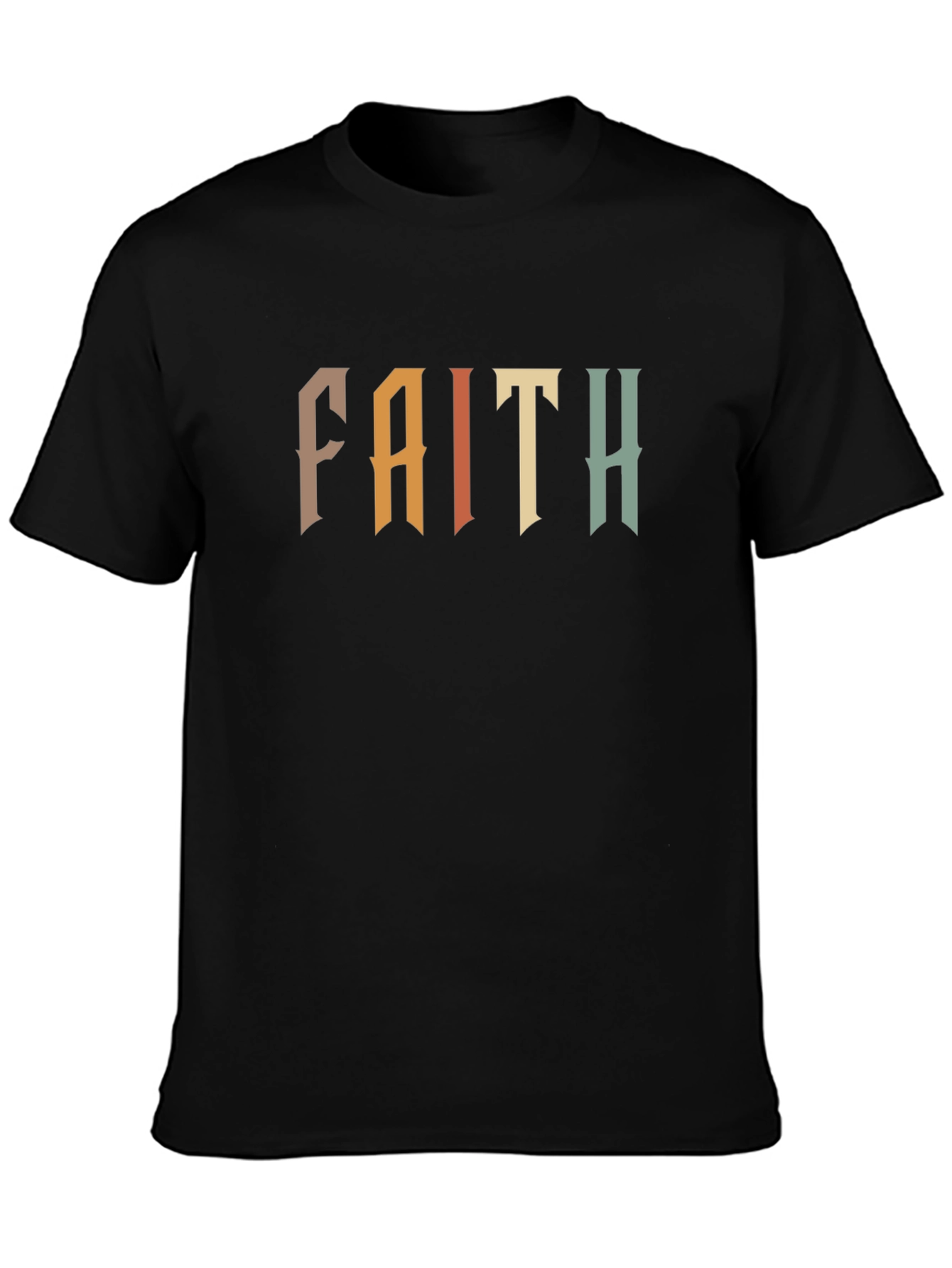 Faith Graphic Tee - Retro Design
