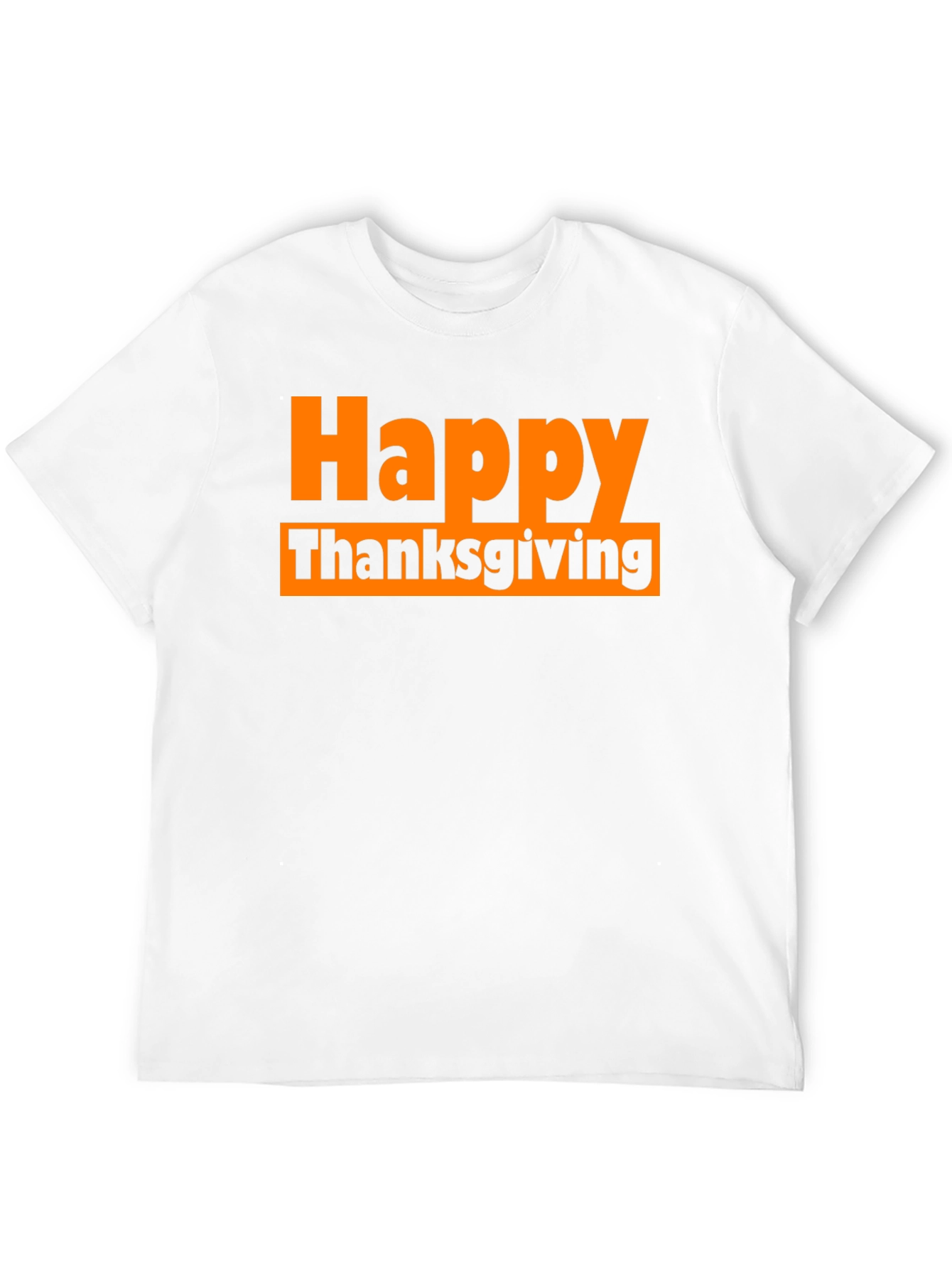 Happy Thanksgiving Black T-Shirt