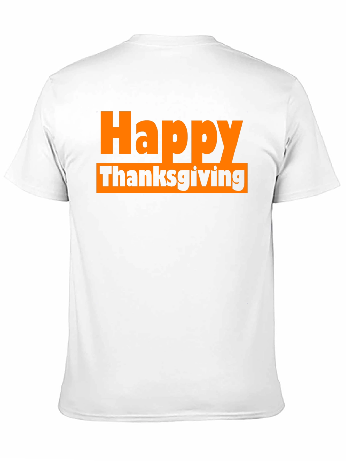 Happy Thanksgiving Black T-Shirt