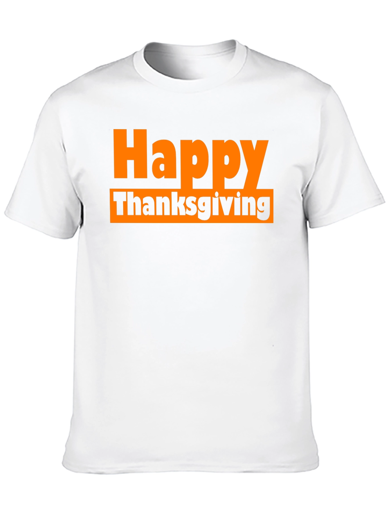 Happy Thanksgiving Black T-Shirt