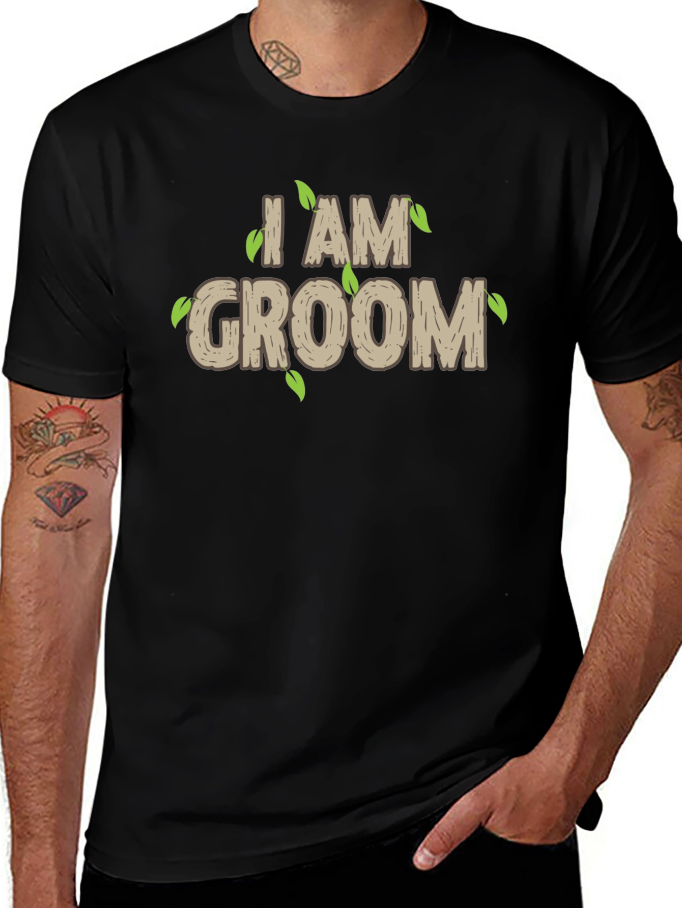 I AM GROOM T-Shirt - Wedding Groom Apparel