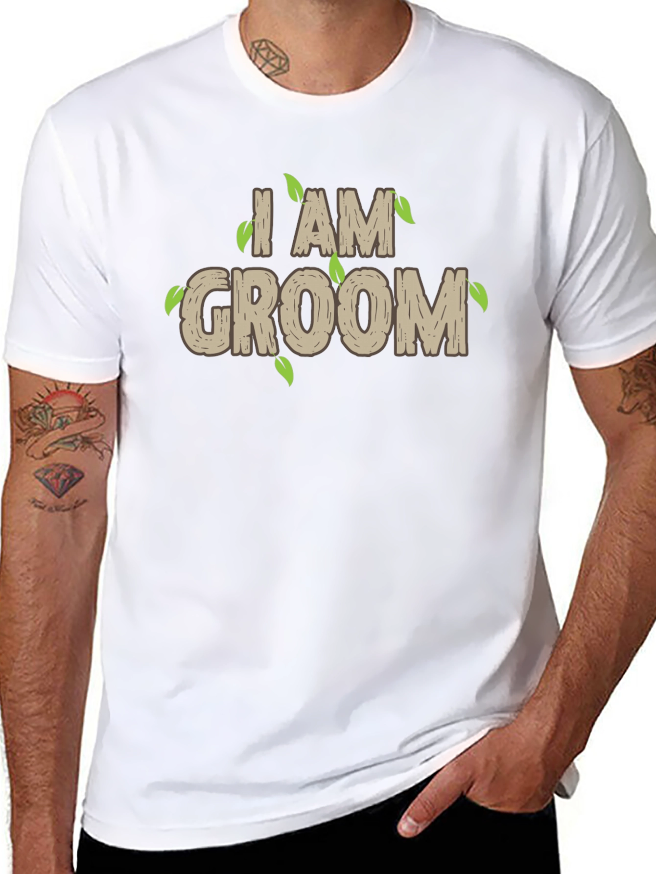I AM GROOM T-Shirt - Wedding Groom Apparel