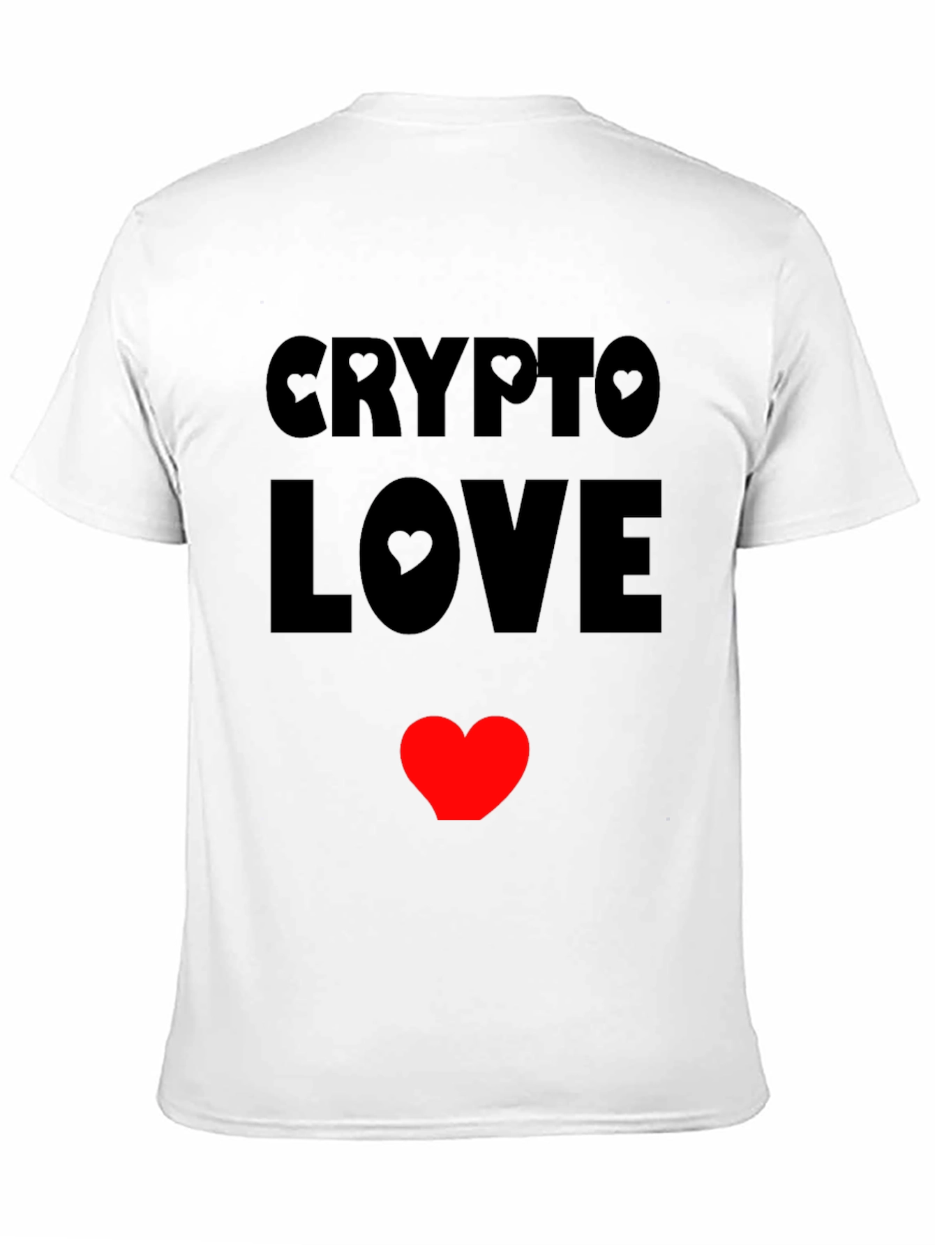 Crypto Love Heart T-Shirt - Black