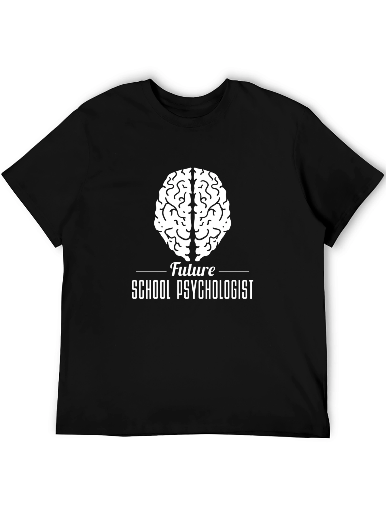 Future School Psychologist Brain Graphic T-Shirt