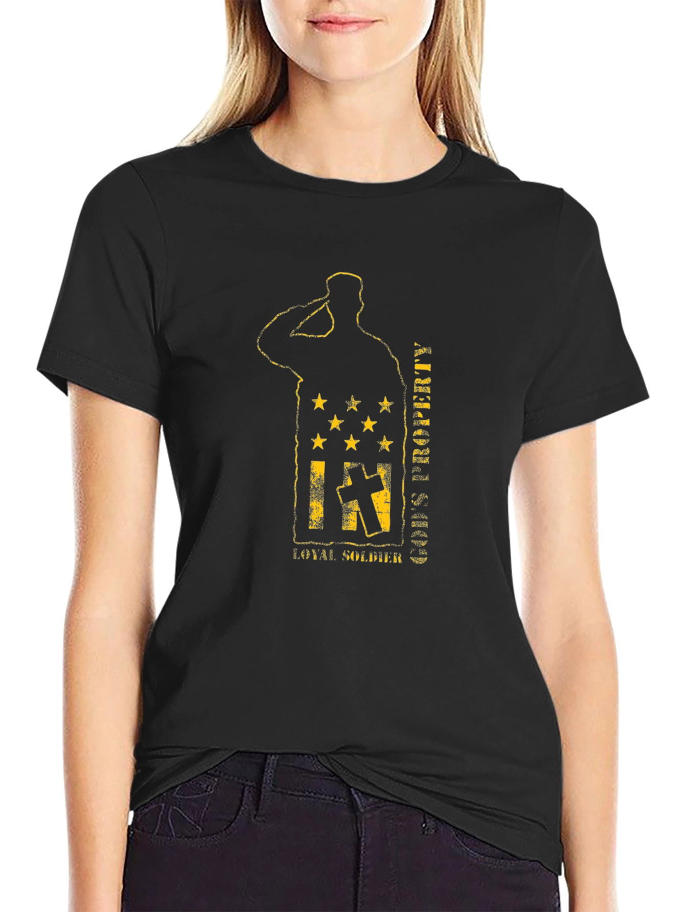 Loyal Soldier Gods Property Graphic T-Shirt