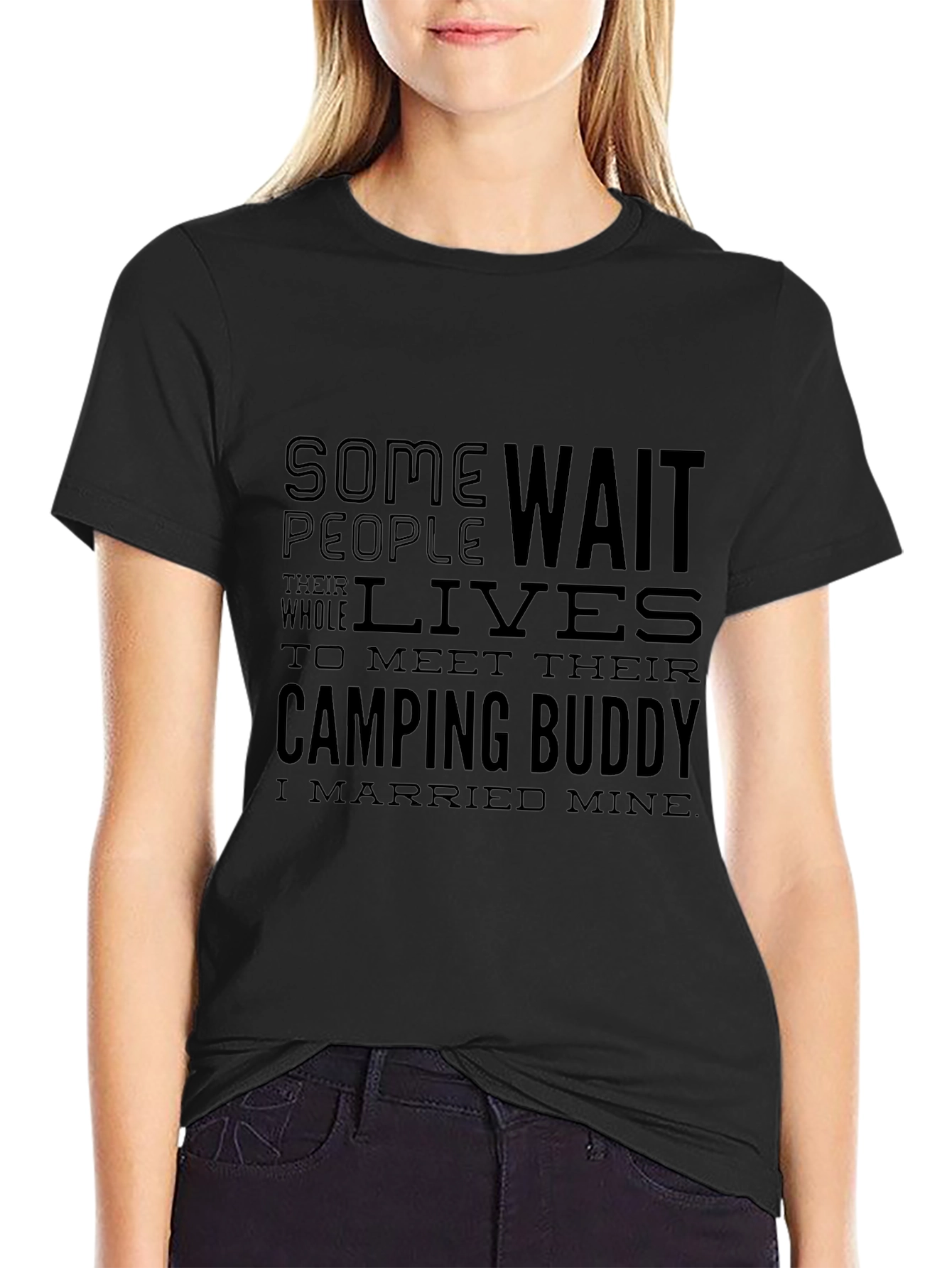 Camping Buddy T-Shirt - I Married Mine
