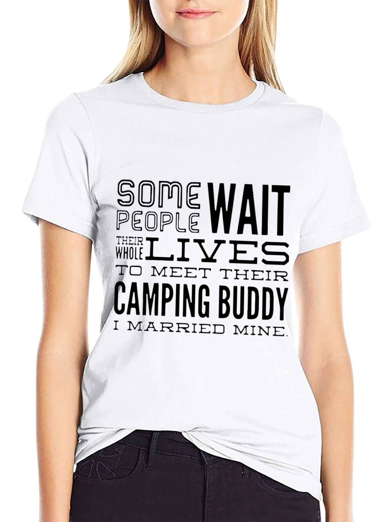 Camping Buddy T-Shirt - I Married Mine