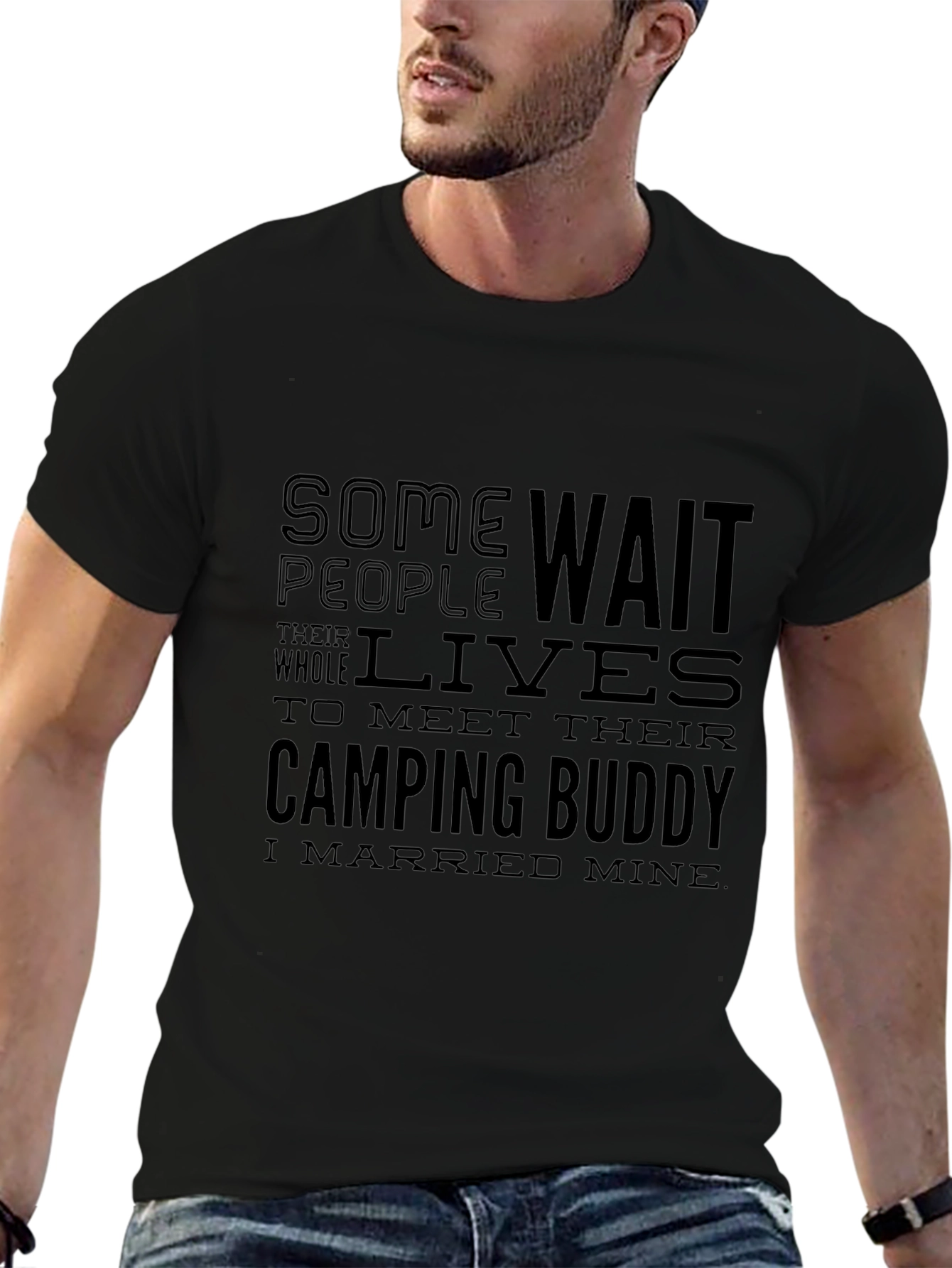 Camping Buddy T-Shirt - I Married Mine