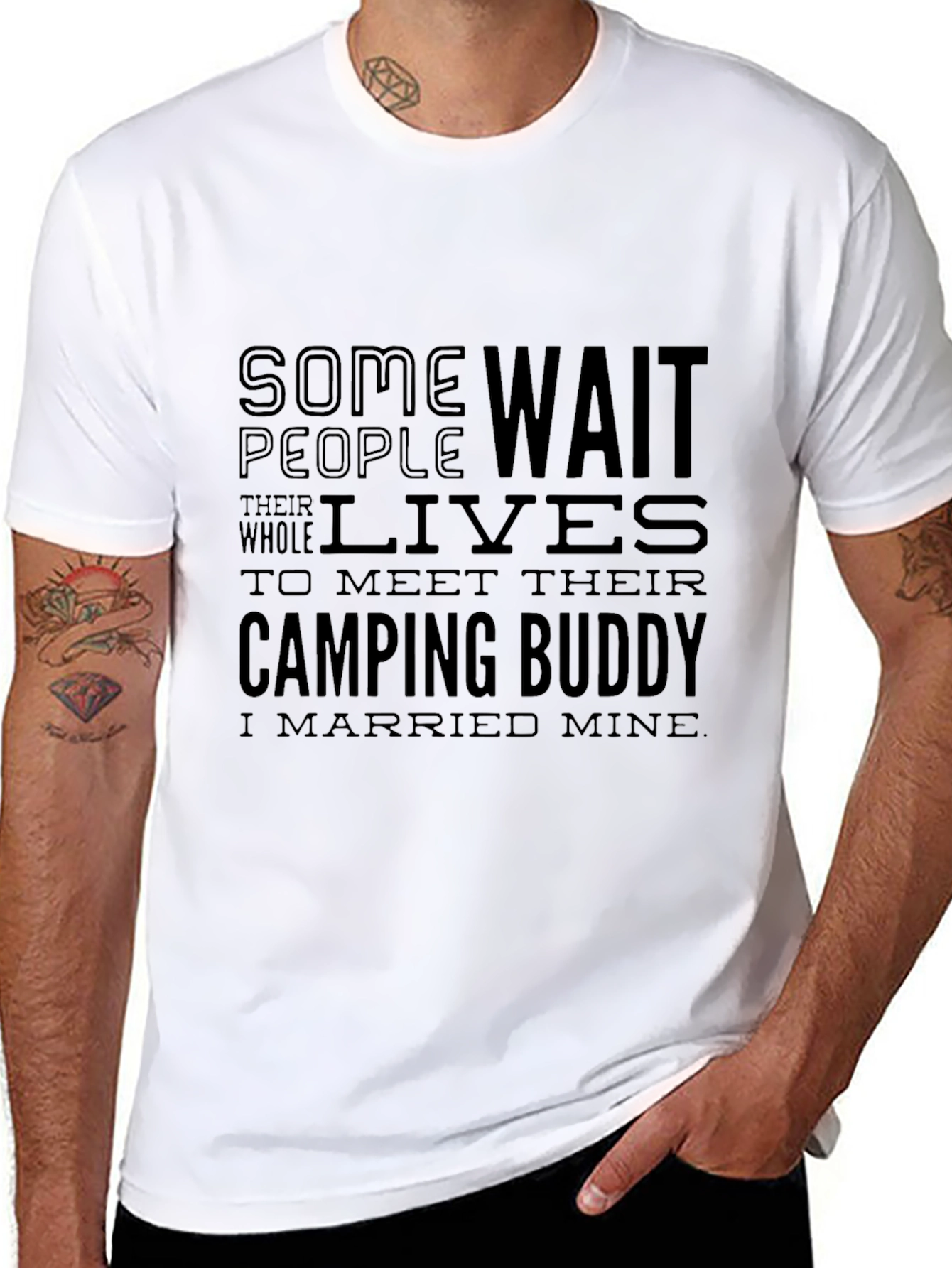 Camping Buddy T-Shirt - I Married Mine