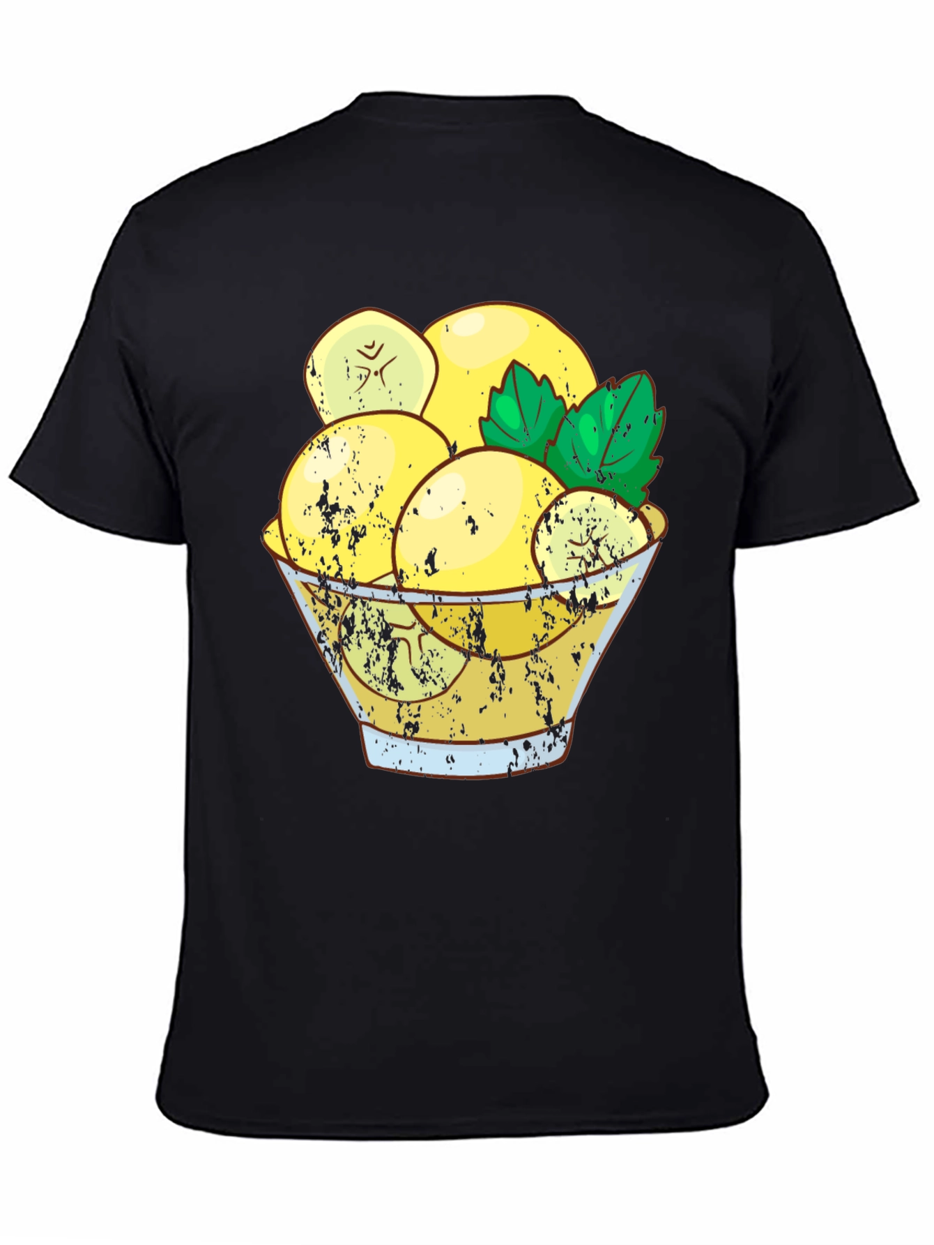 Lemon Bowl Graphic Tee - Stylish Unisex T-Shirt