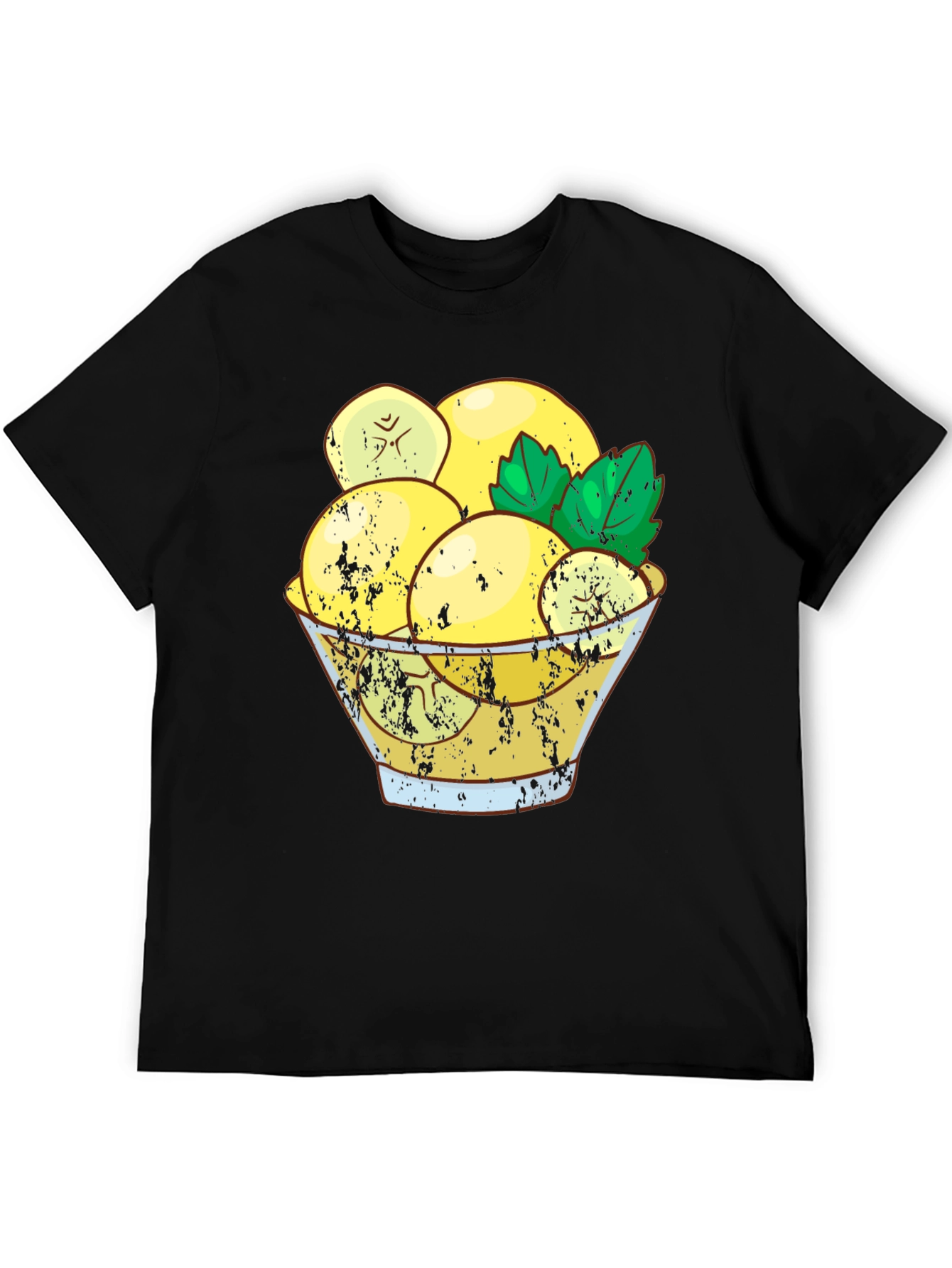 Lemon Bowl Graphic Tee - Stylish Unisex T-Shirt