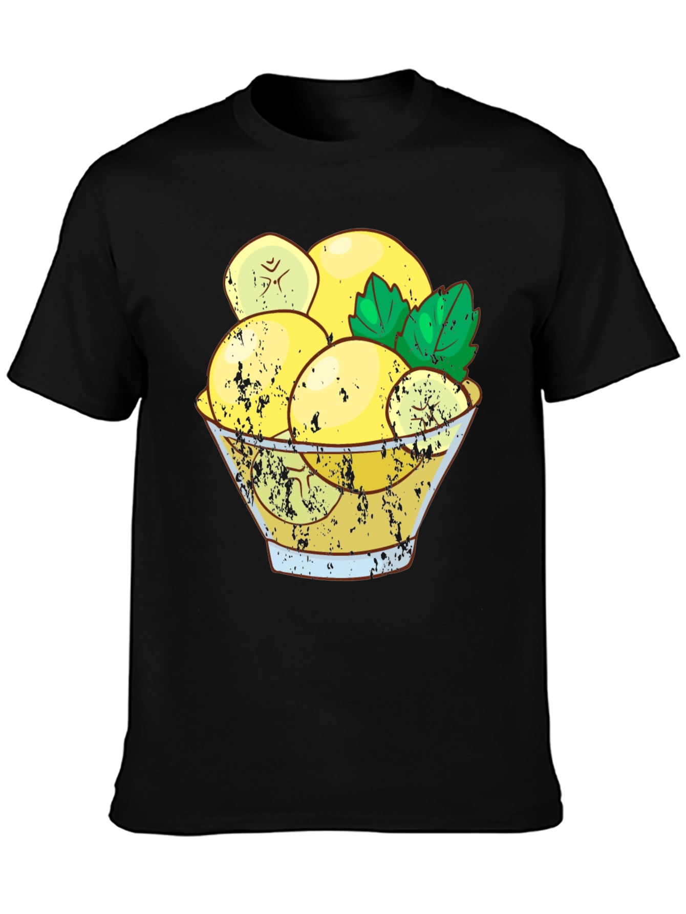 Lemon Bowl Graphic Tee - Stylish Unisex T-Shirt