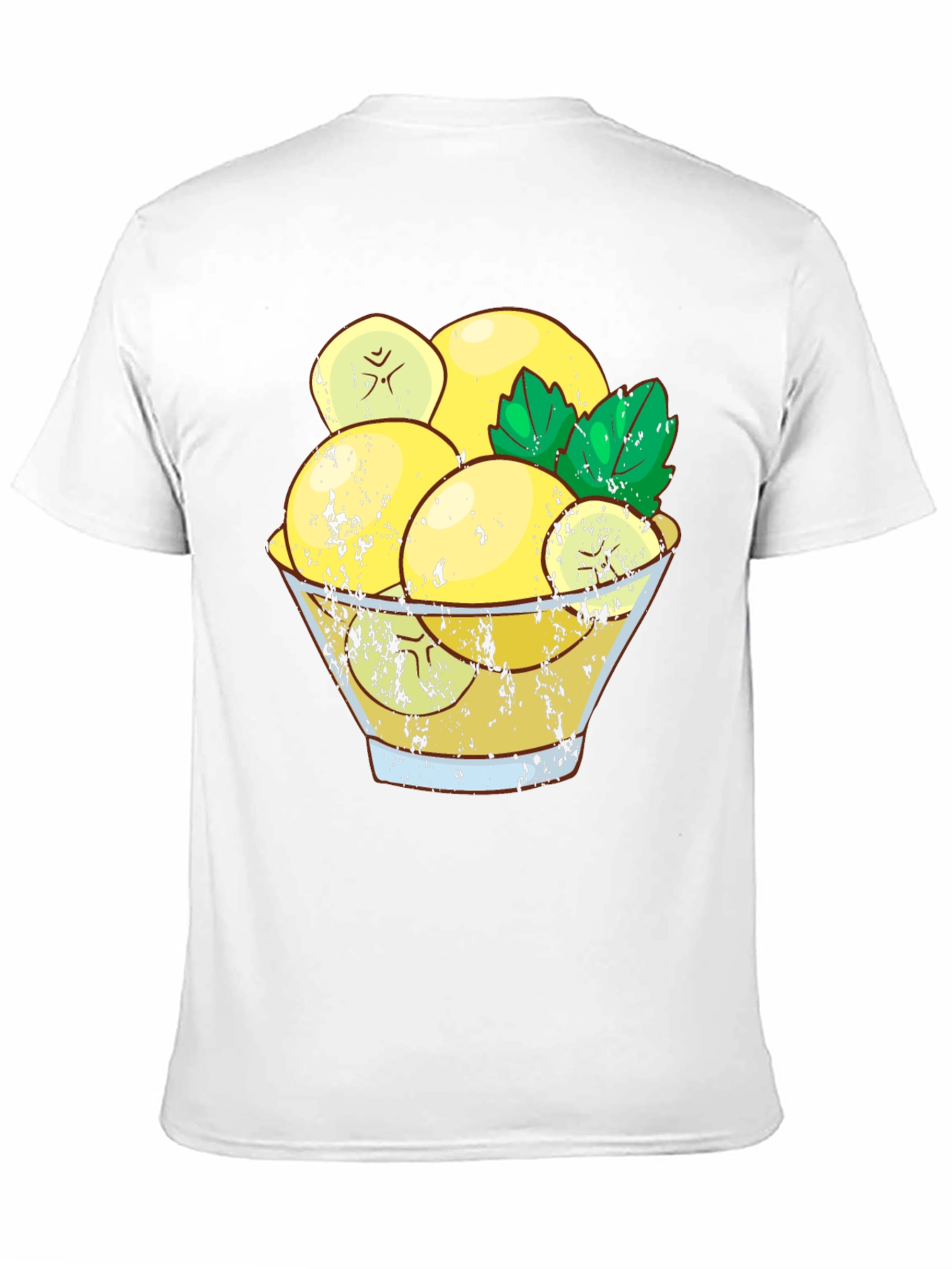Lemon Bowl Graphic Tee - Stylish Unisex T-Shirt