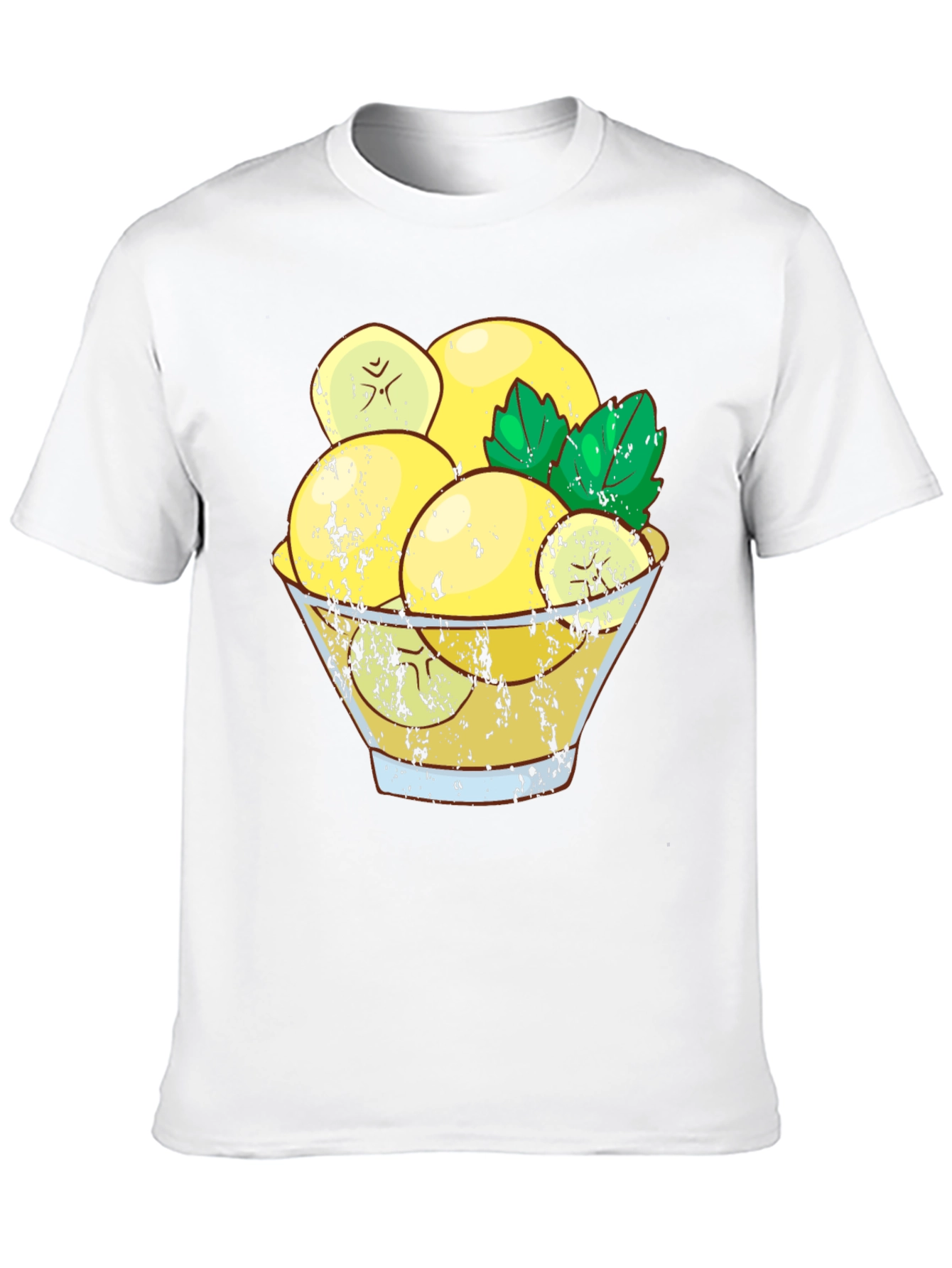 Lemon Bowl Graphic Tee - Stylish Unisex T-Shirt