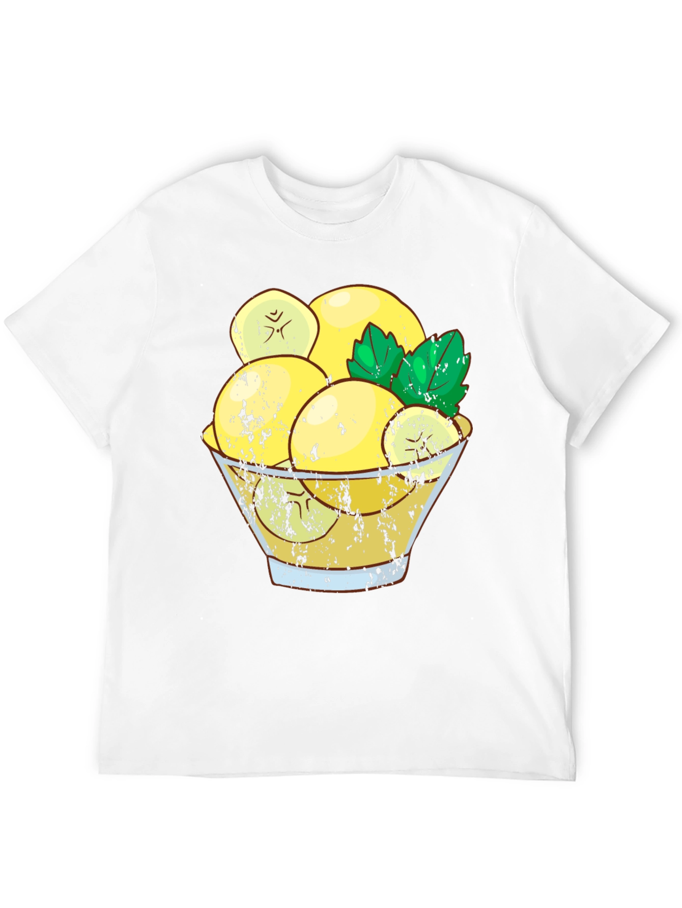 Lemon Bowl Graphic Tee - Stylish Unisex T-Shirt