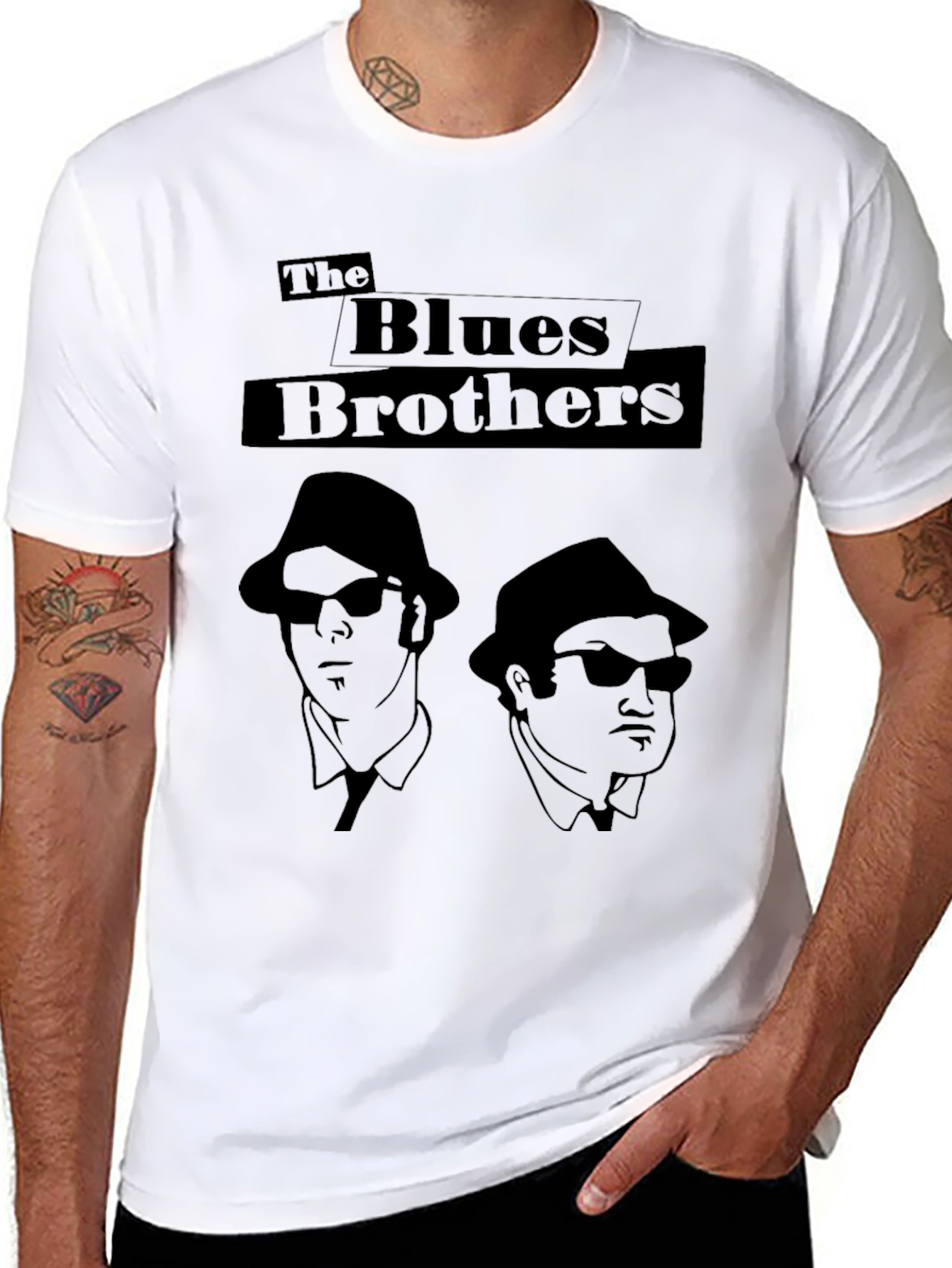 Blues Brothers Graphic T-Shirt - Black