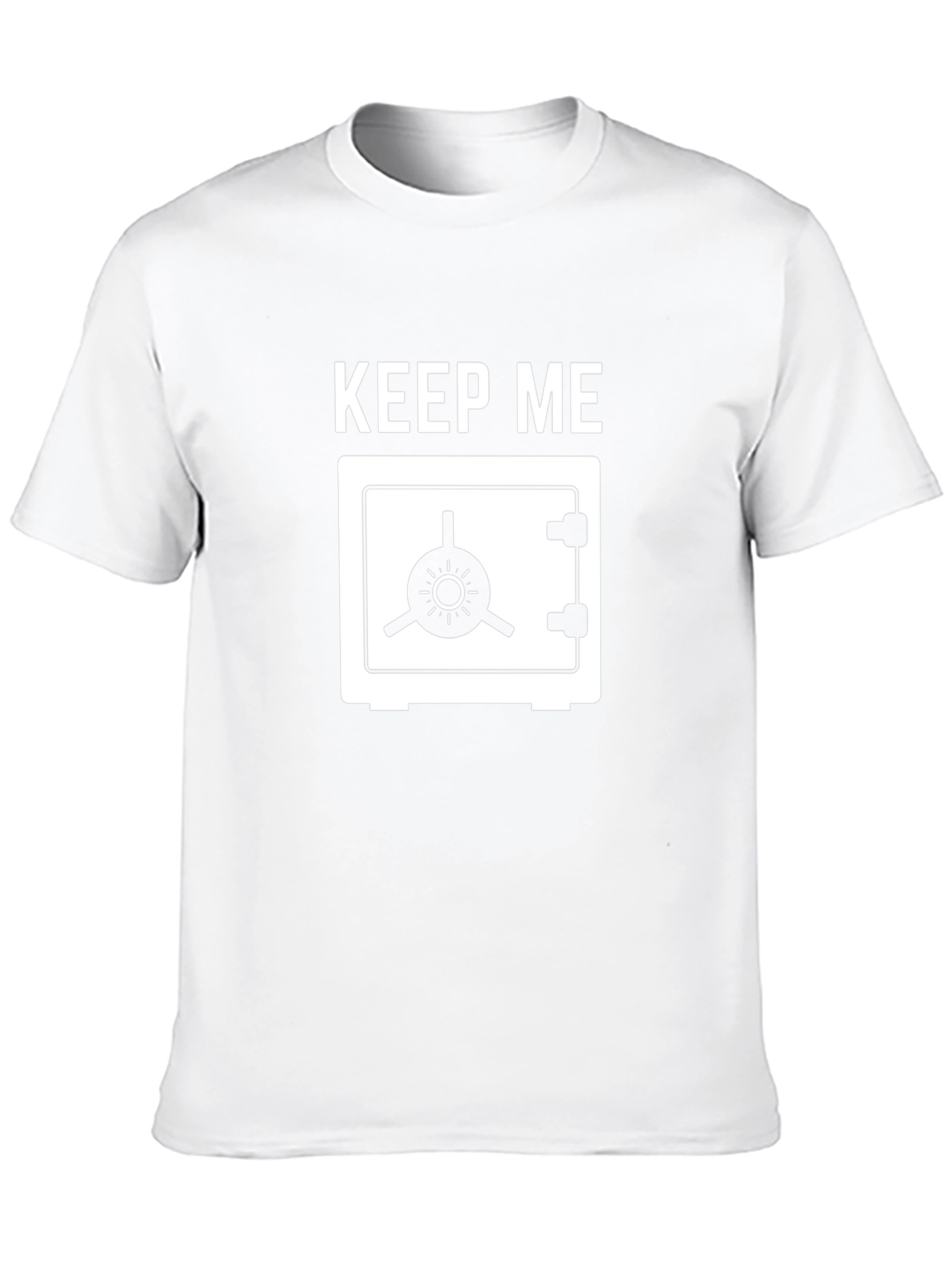 Keep Me Safe T-Shirt - Black Cotton Tee