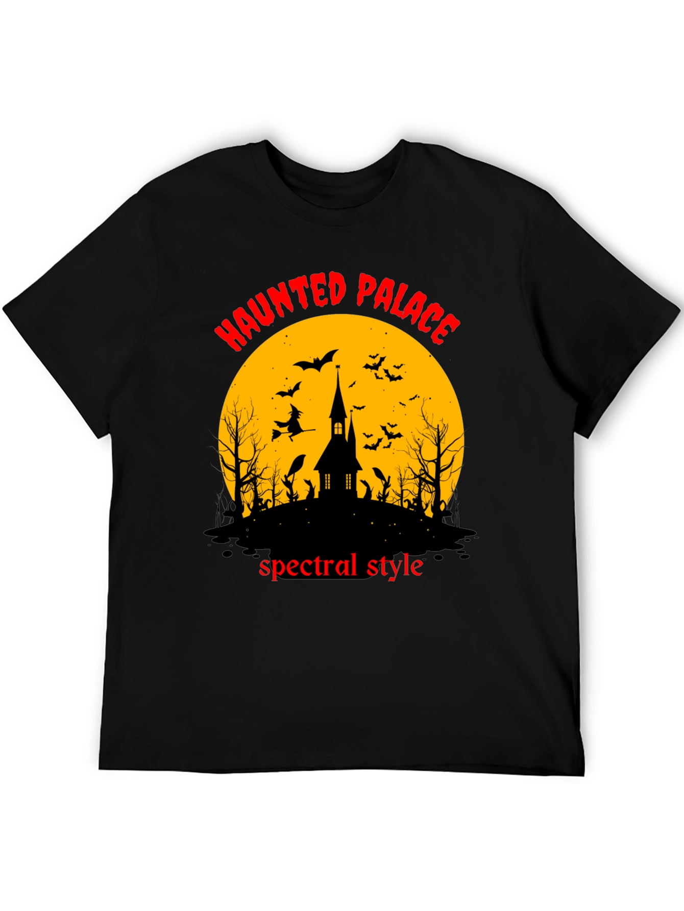Haunted Palace Spectral Style Black T-Shirt