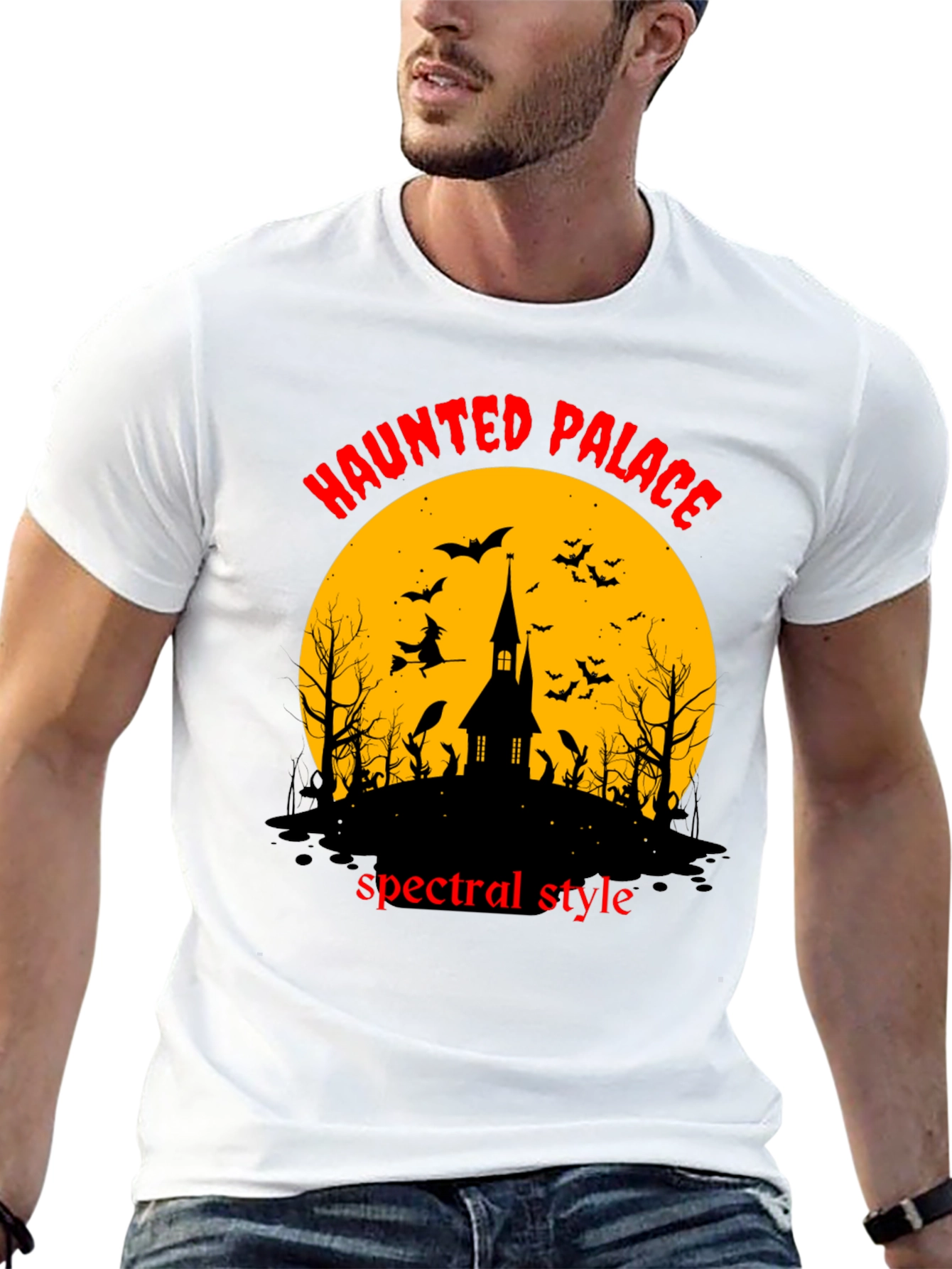 Haunted Palace Spectral Style Black T-Shirt