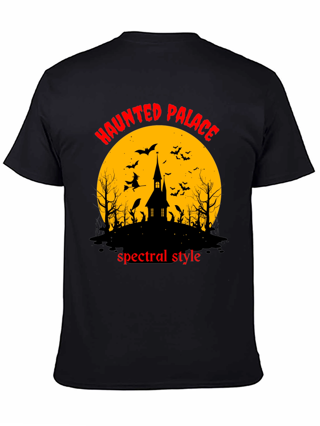 Haunted Palace Spectral Style Black T-Shirt