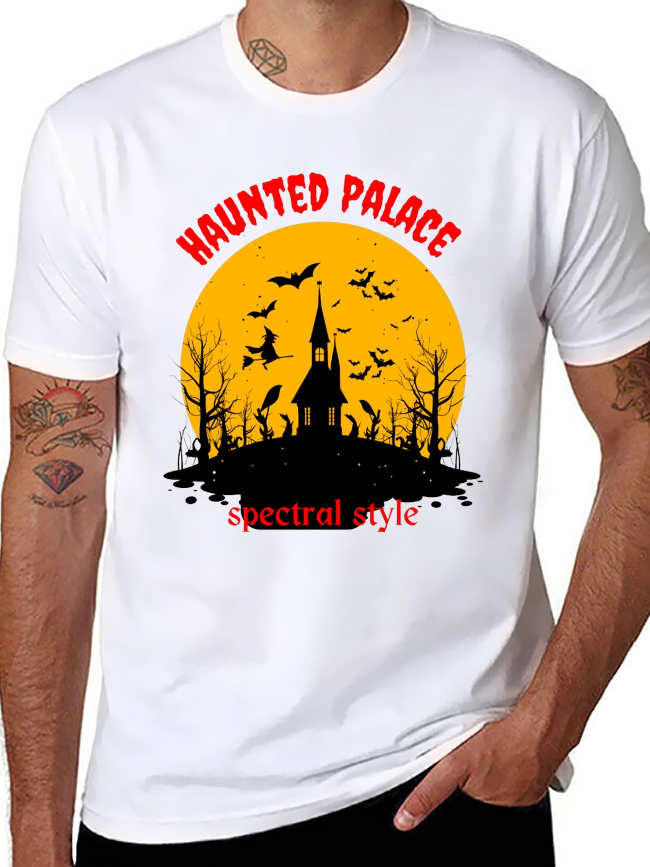 Haunted Palace Spectral Style Black T-Shirt