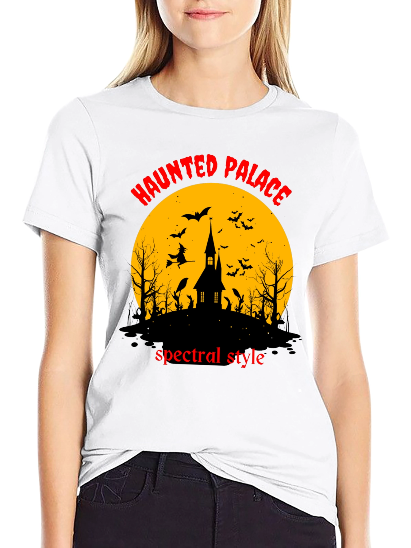 Haunted Palace Spectral Style Black T-Shirt