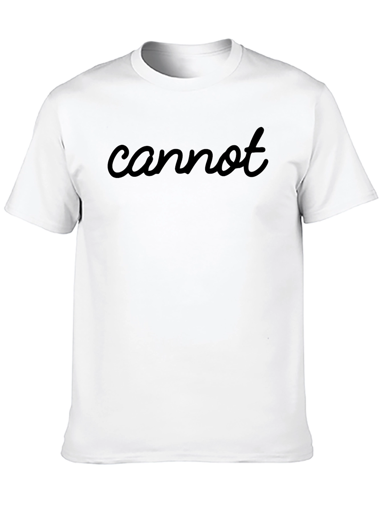 Cannot T-Shirt - Stylish Black Tee