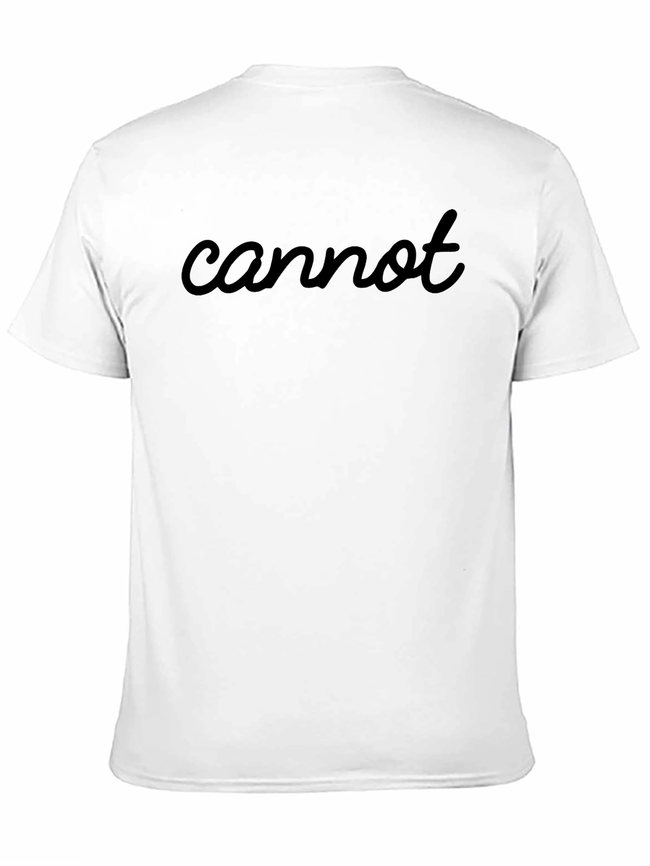 Cannot T-Shirt - Stylish Black Tee