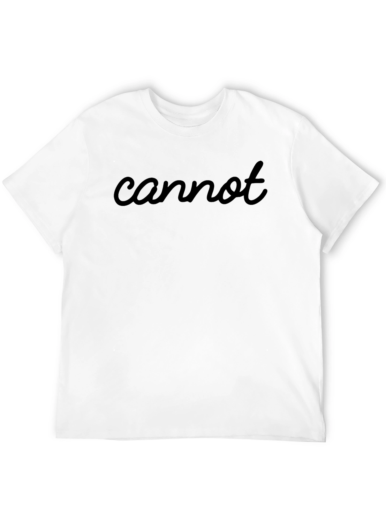 Cannot T-Shirt - Stylish Black Tee