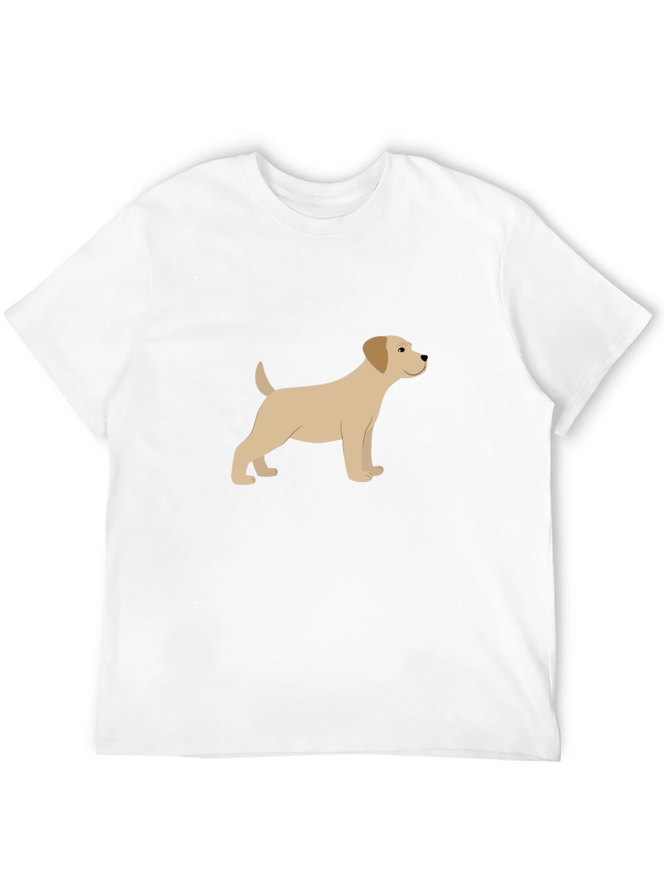 Dog Graphic Black T-Shirt - Casual Style