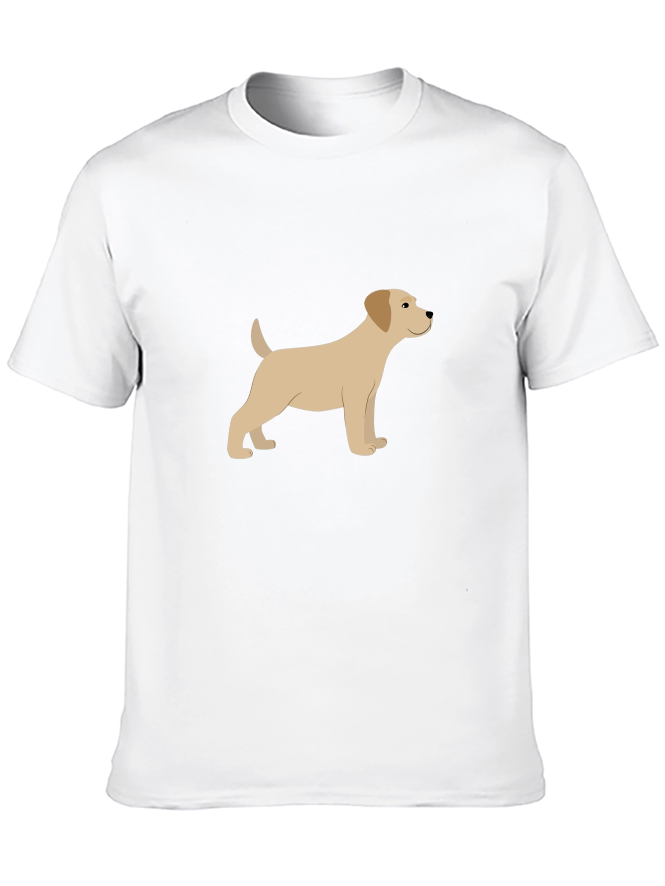 Dog Graphic Black T-Shirt - Casual Style