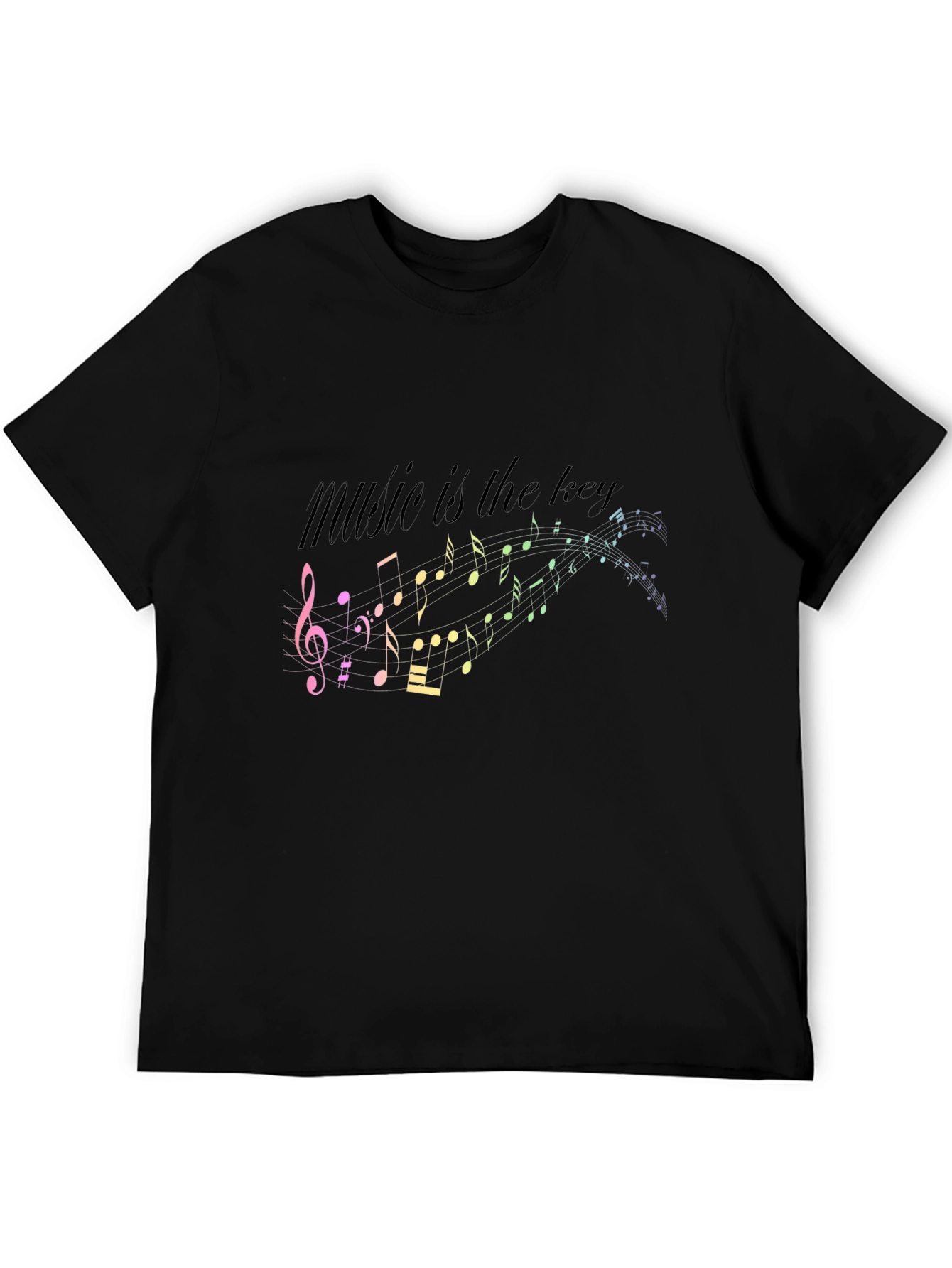 Music Is the Key Graphic T-Shirt