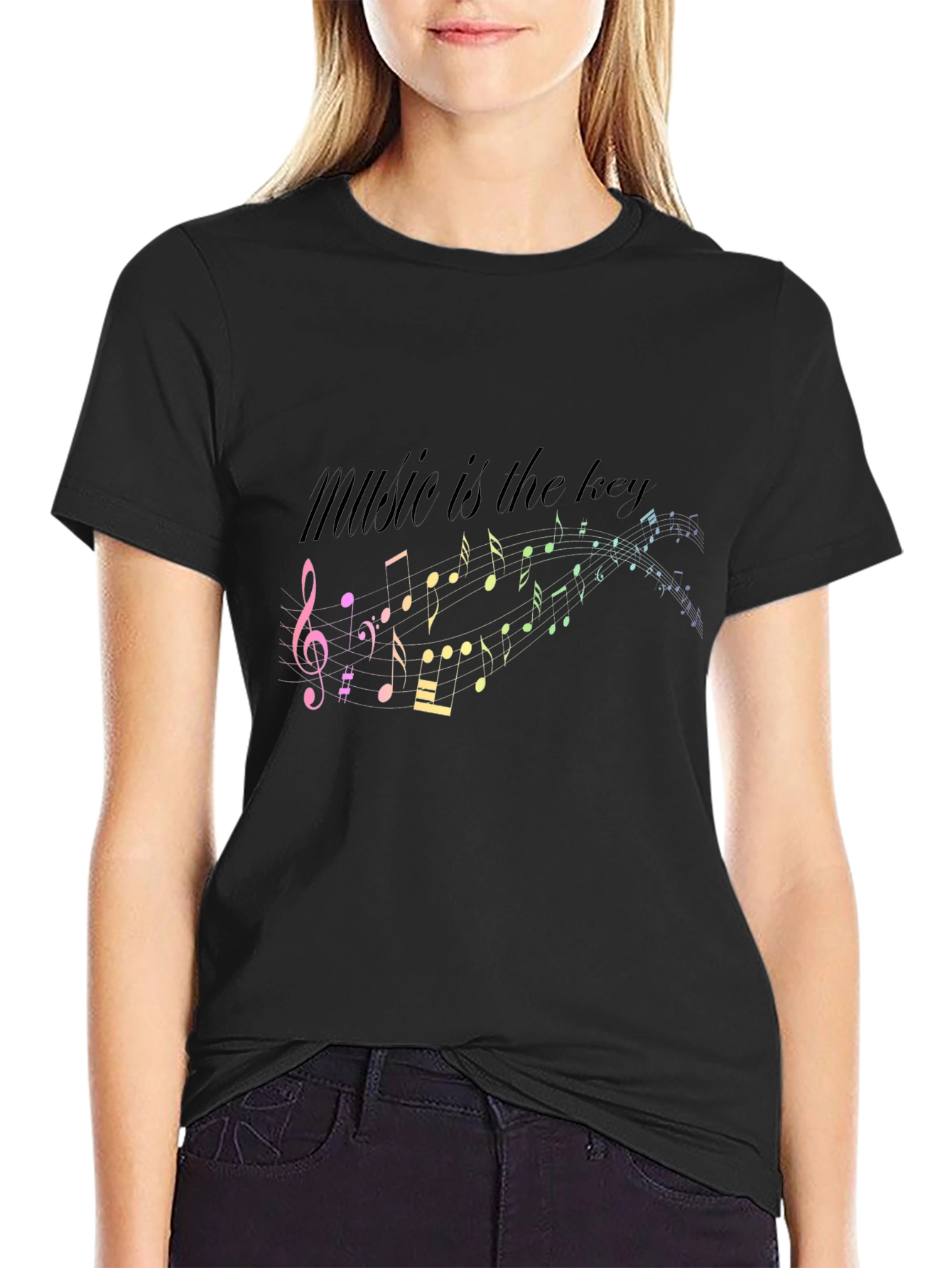 Music Is the Key Graphic T-Shirt