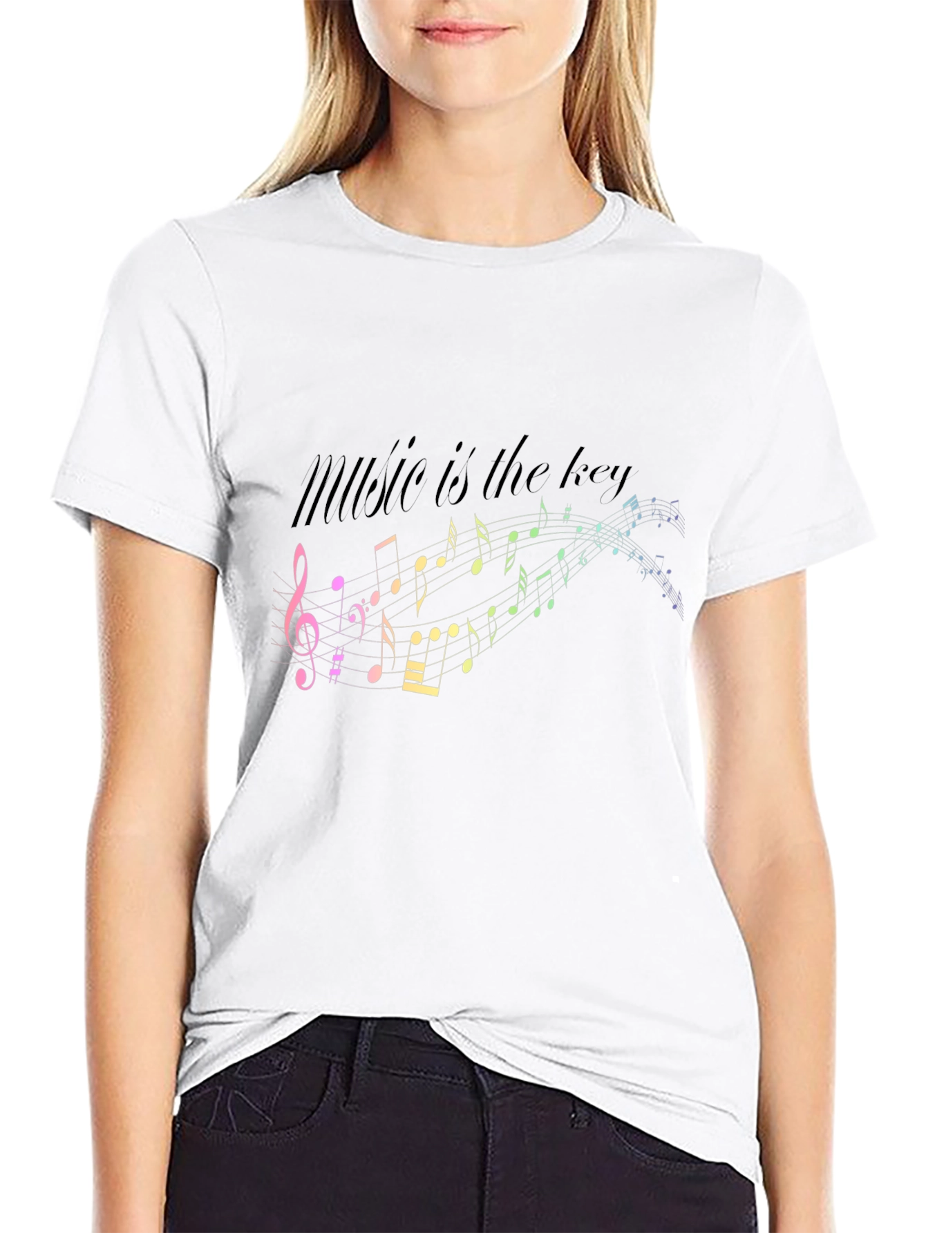 Music Is the Key Graphic T-Shirt