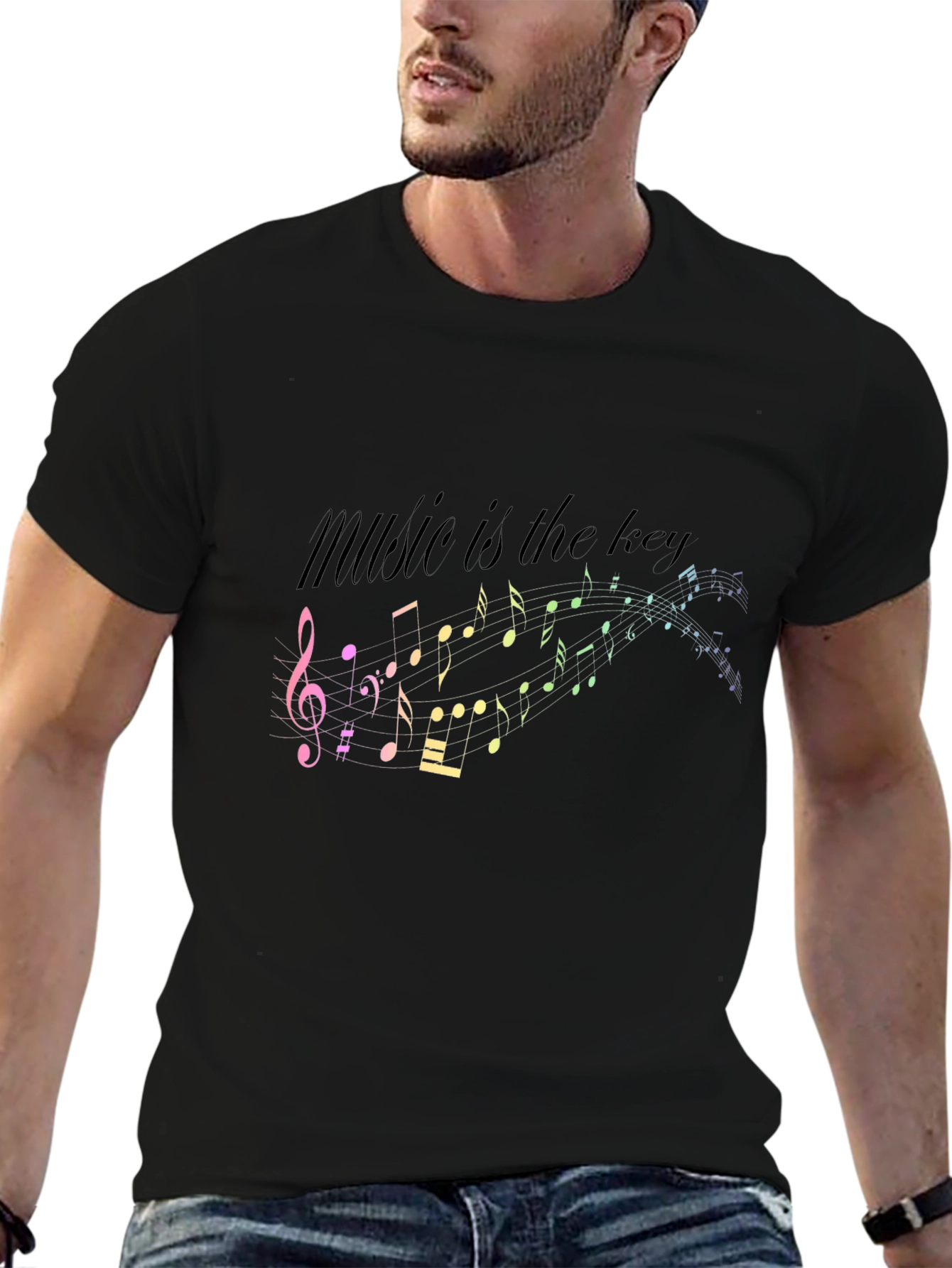 Music Is the Key Graphic T-Shirt